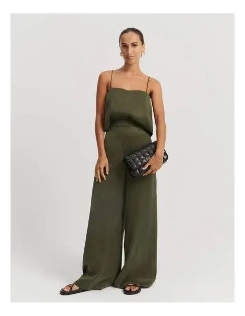 Country Road Fluid Cami Dark Olive Size 12 - Image 3