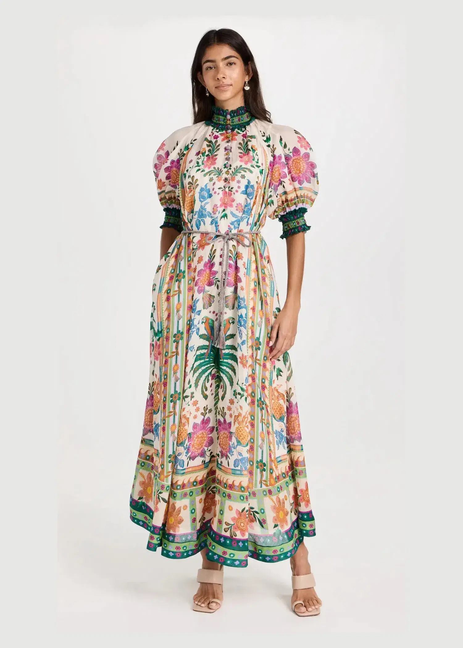 Zimmermann Ginger Swing Maxi Dress Multi Print Size 1 / AU 10 - Image 1