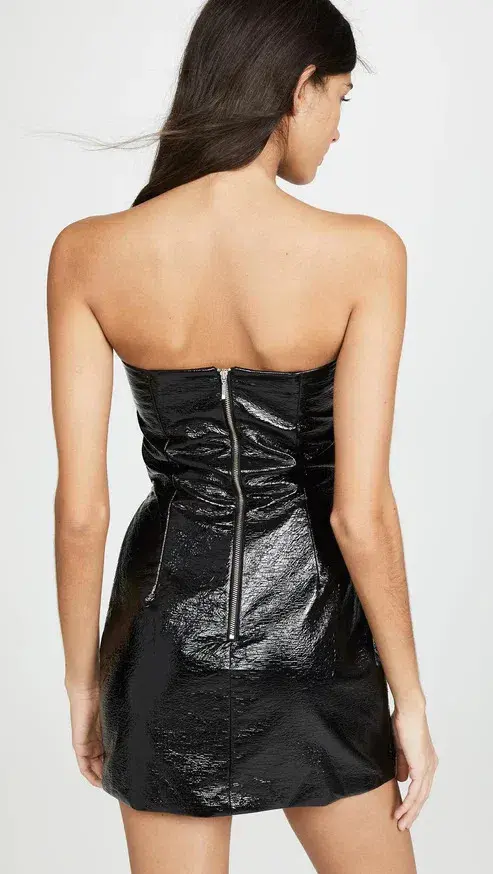 Bec & Bridge Slick Rick Mini Dress Black Size AU 10 - Image 3