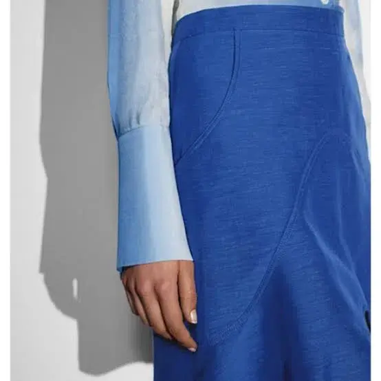 Witchery X Ellery A-line Mini Skirt Ultra Blue Size AU 14 - Image 3