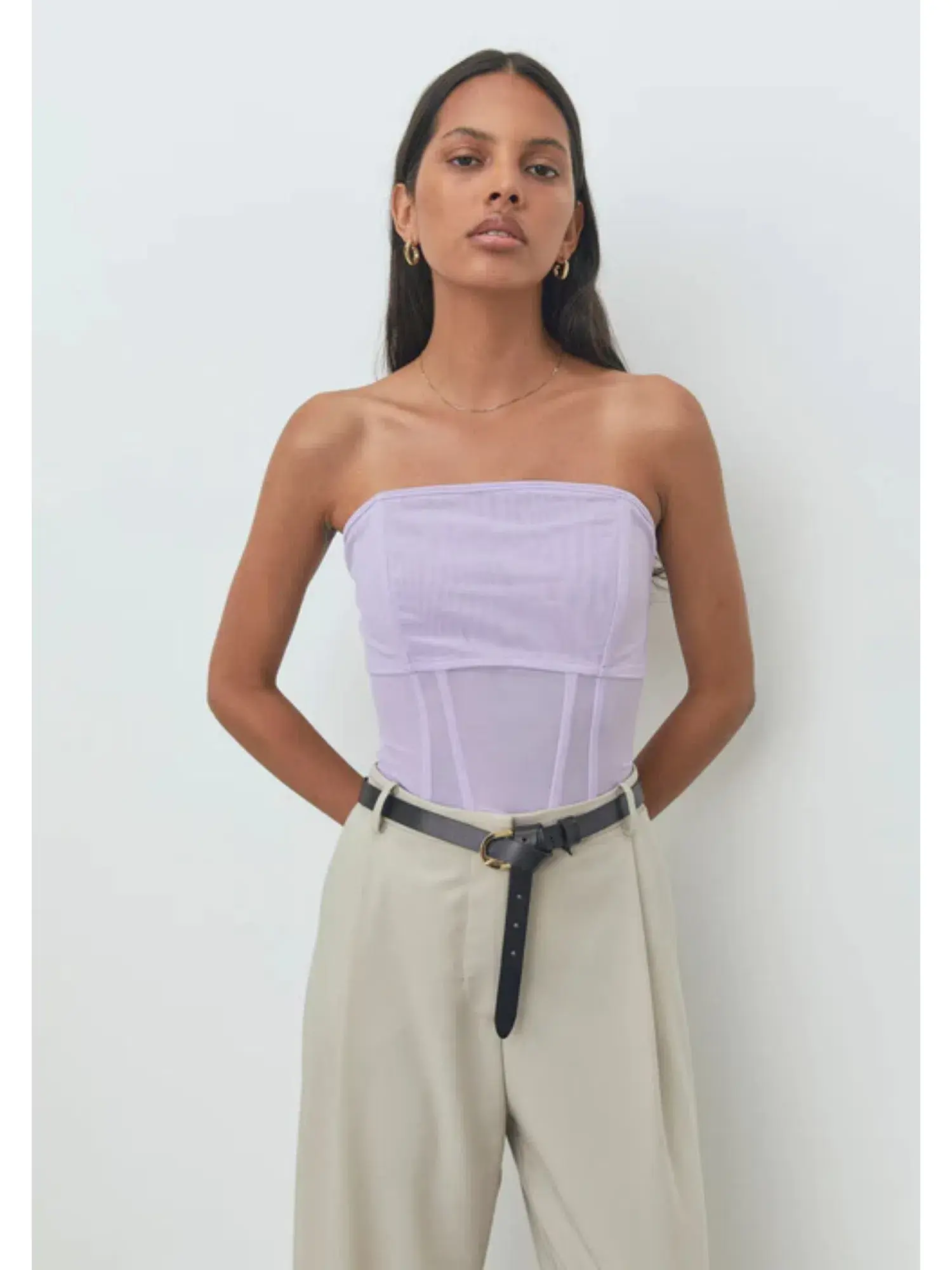 Viktoria & Woods Rome Bustier Lilac Size 3 / AU 12 - Image 2