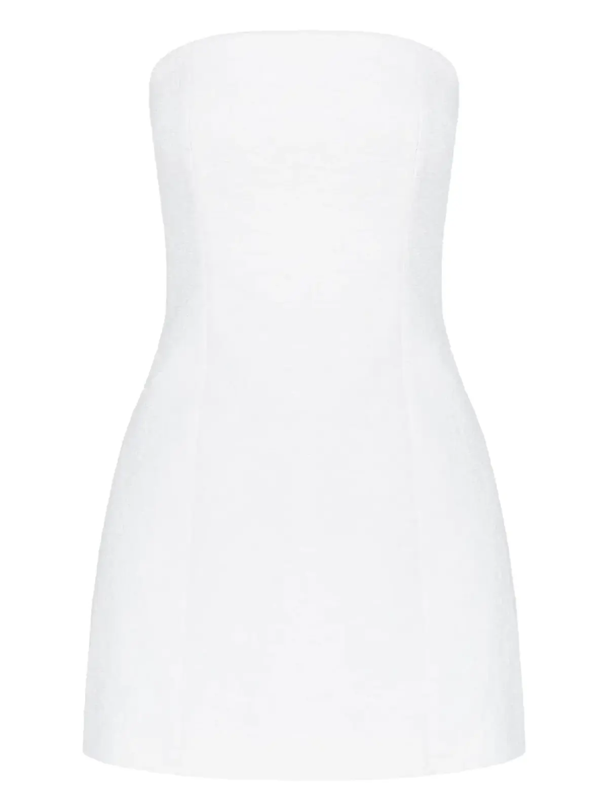 Anna Quan Boucle Paris Mini Dress in White Size AU 10 - Image 4
