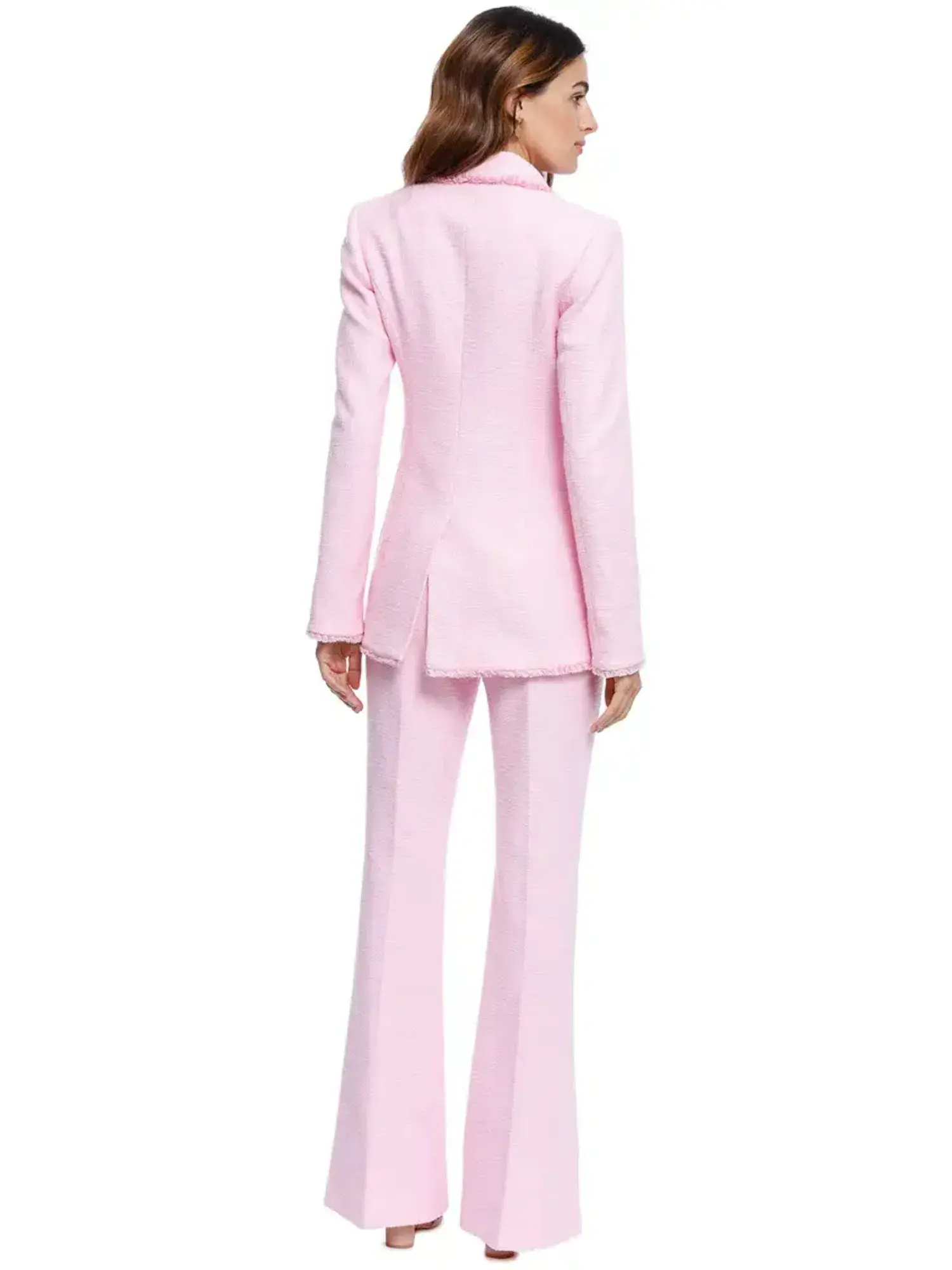 Rebecca Vallance Garance Jacket and Pant Set in Pink Size AU 10 - Image 3