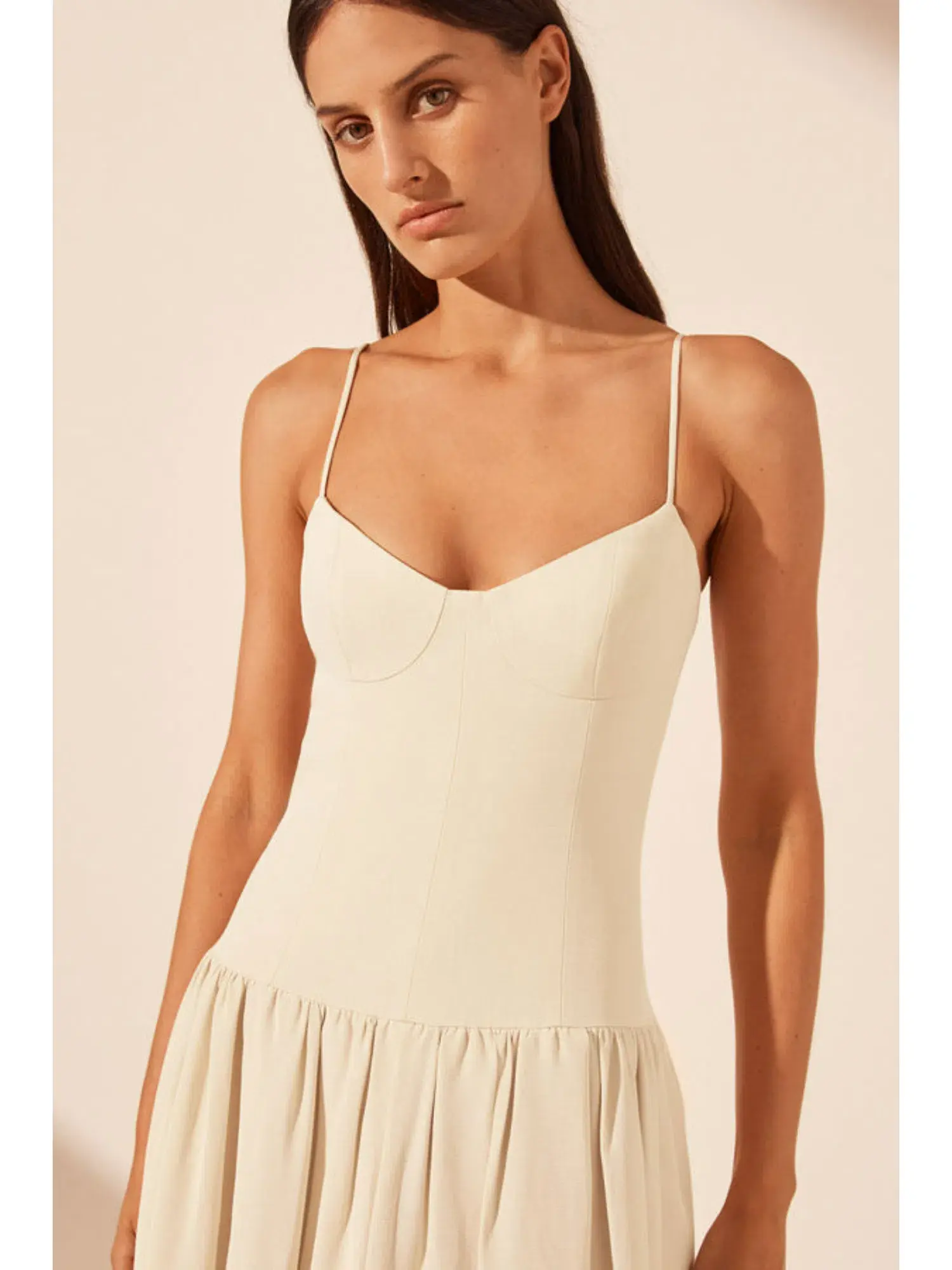 Shona Joy Vento Dress in Bone Size AU 6 - Image 2