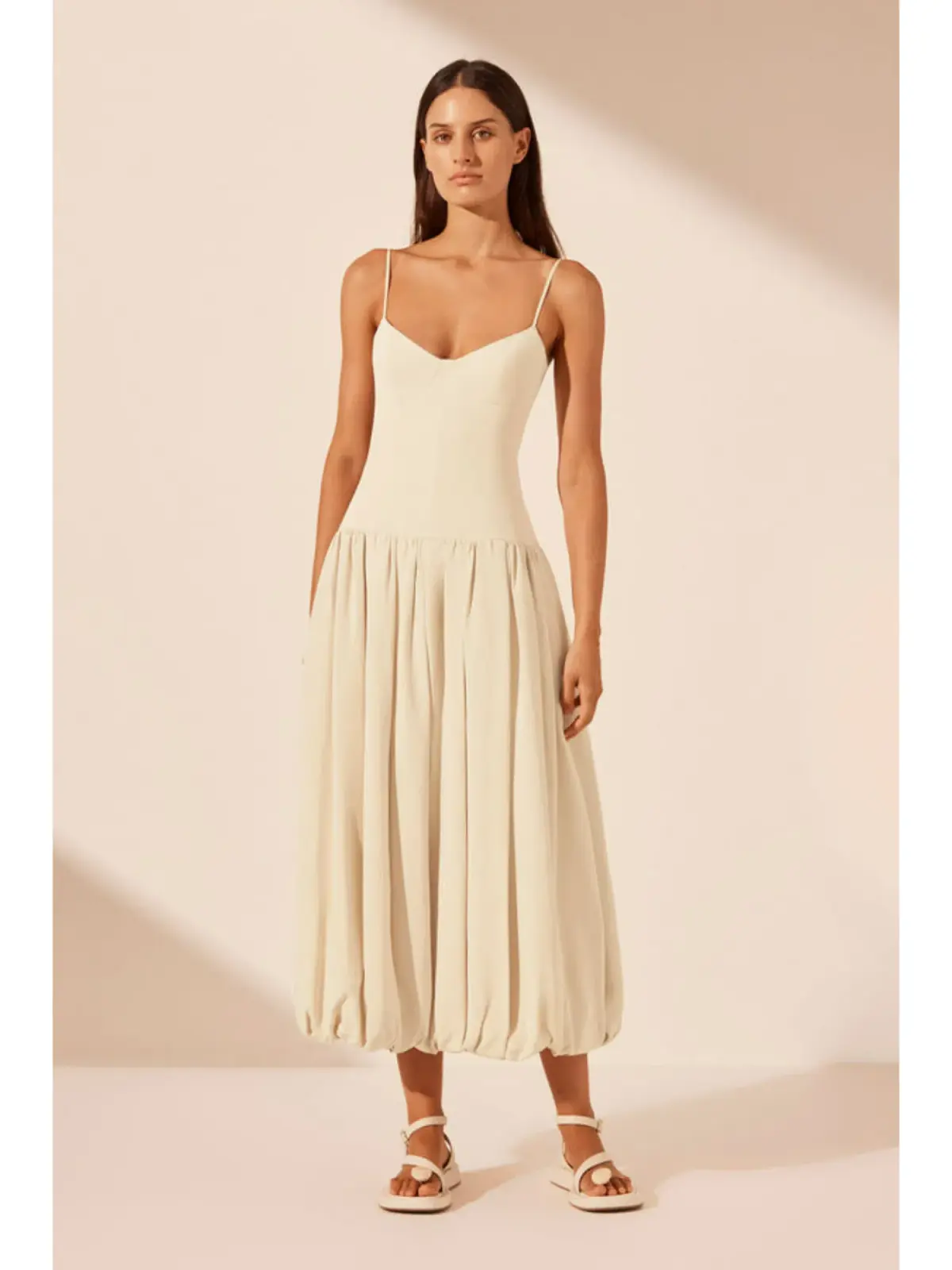 Shona Joy Vento Dress in Bone Size AU 6 - Image 1