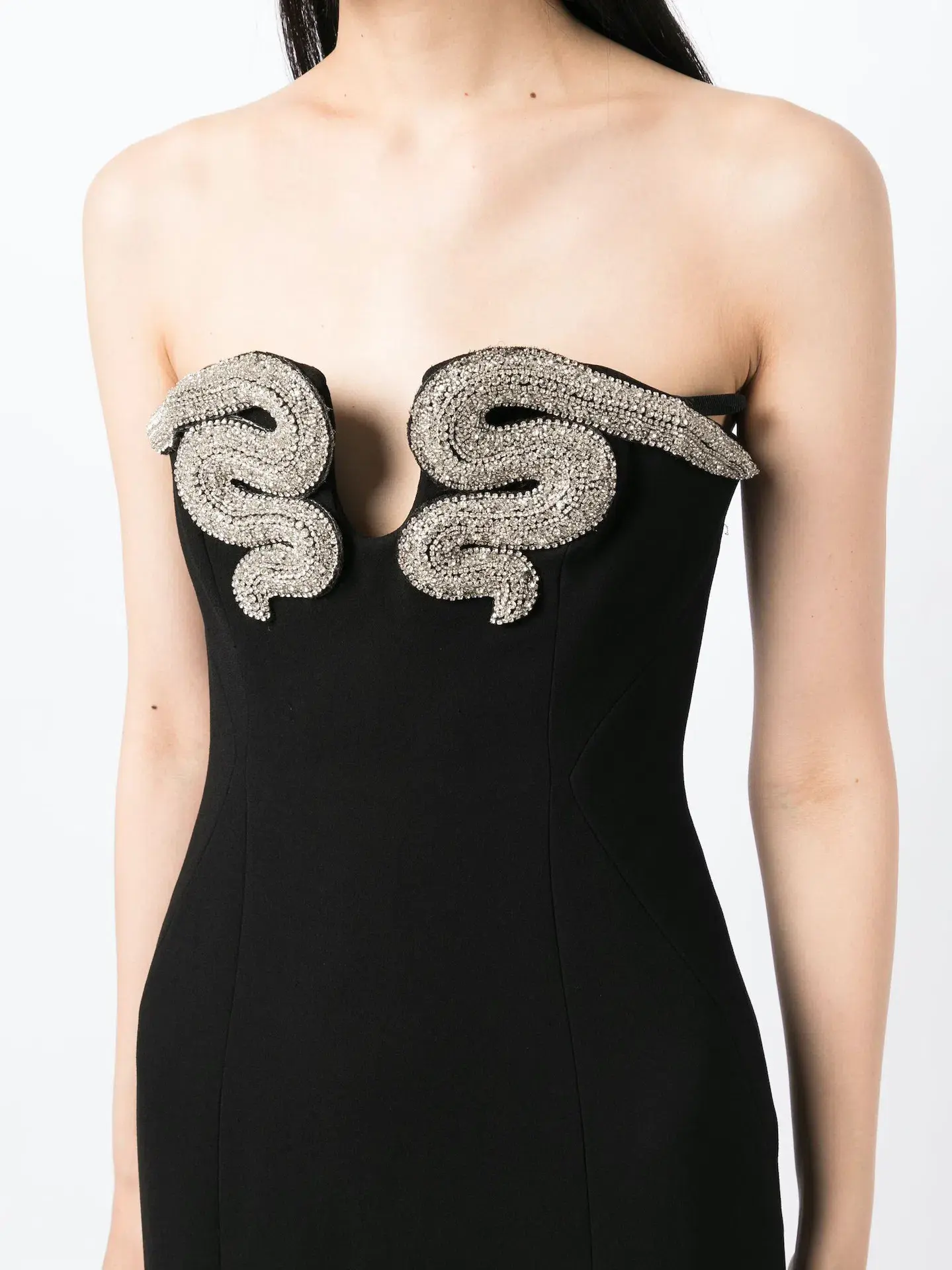 Rachel Gilbert Lukas Gown Black Size 8 - Image 2