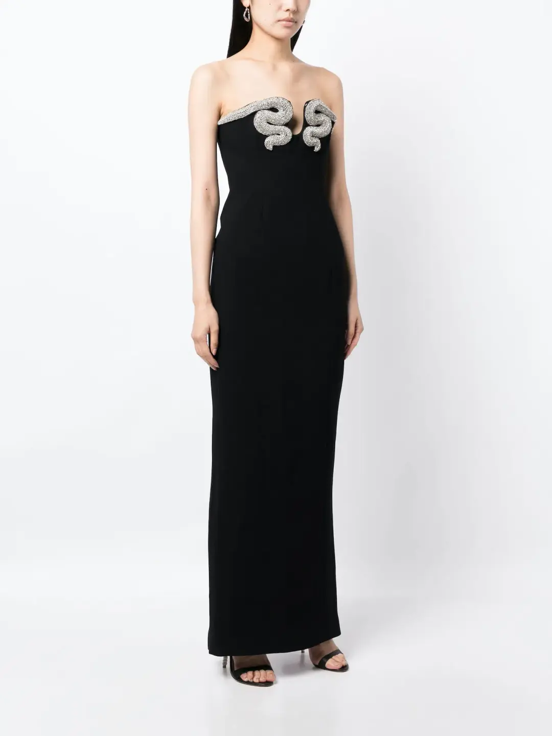 Rachel Gilbert Lukas Gown Black Size 8 for rent on The Volte - main image