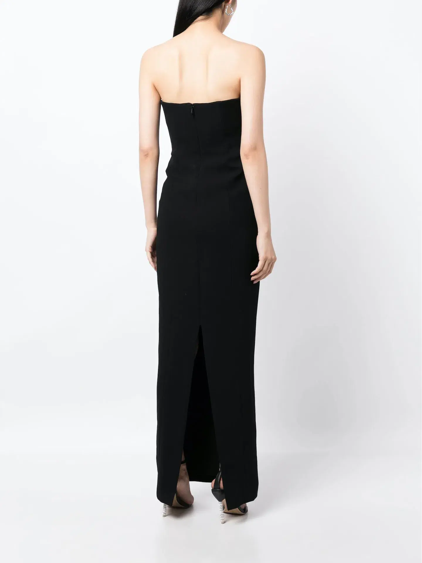 Rachel Gilbert Lukas Gown Black Size 8 - Image 3