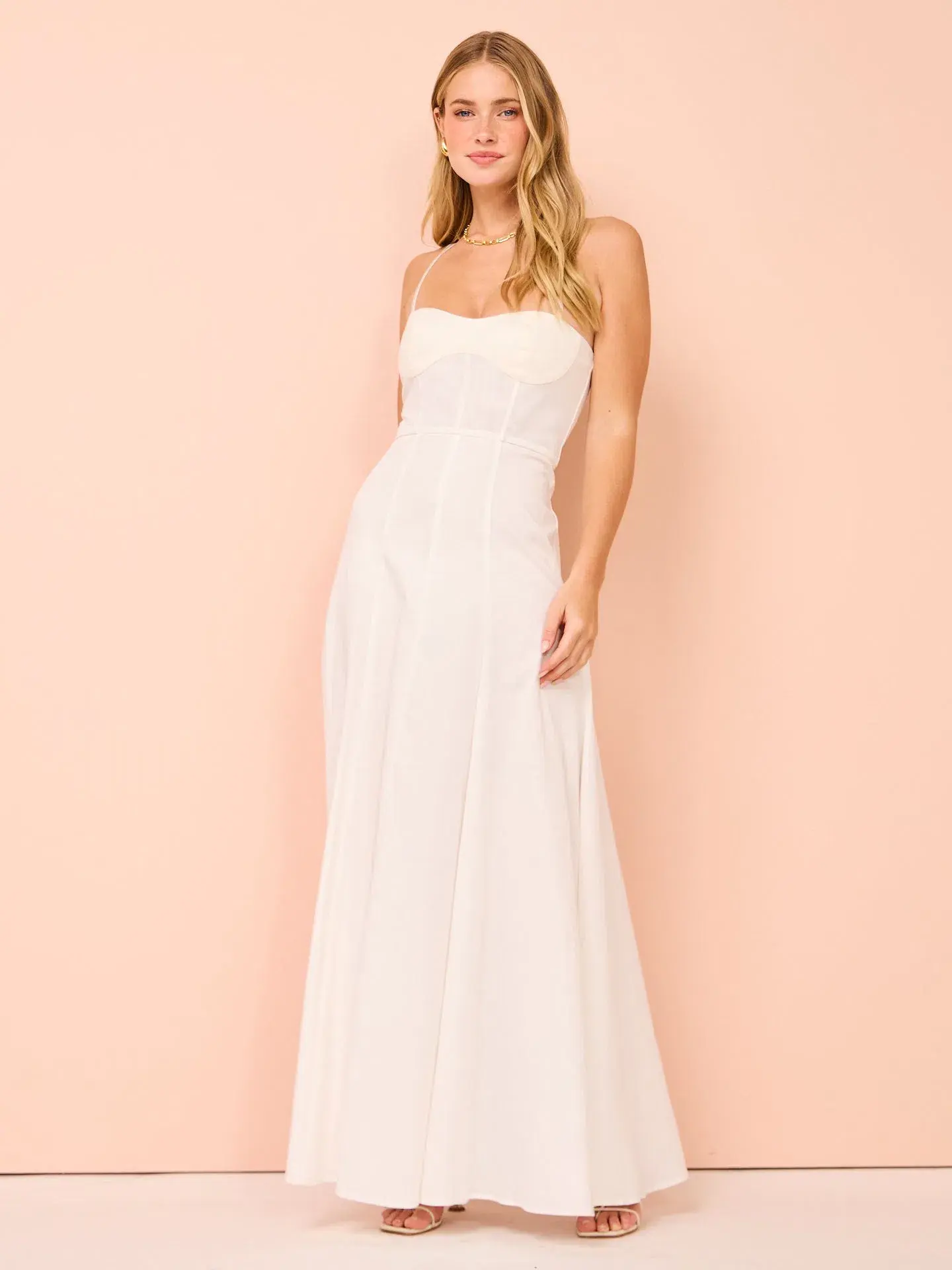 Auteur Studio Sloane Maxi Dress White Size 8 - Image 1
