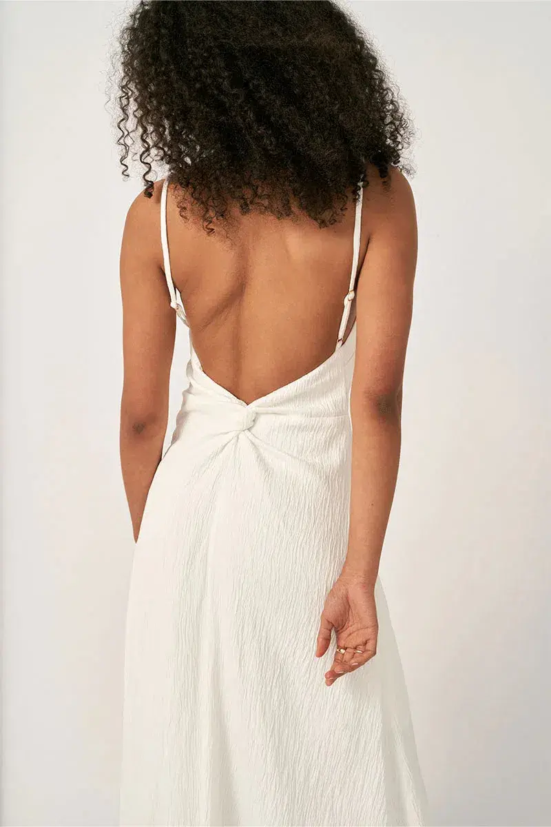 Sovere Georgia Maxi Dress White Size 8 for rent on The Volte - main image