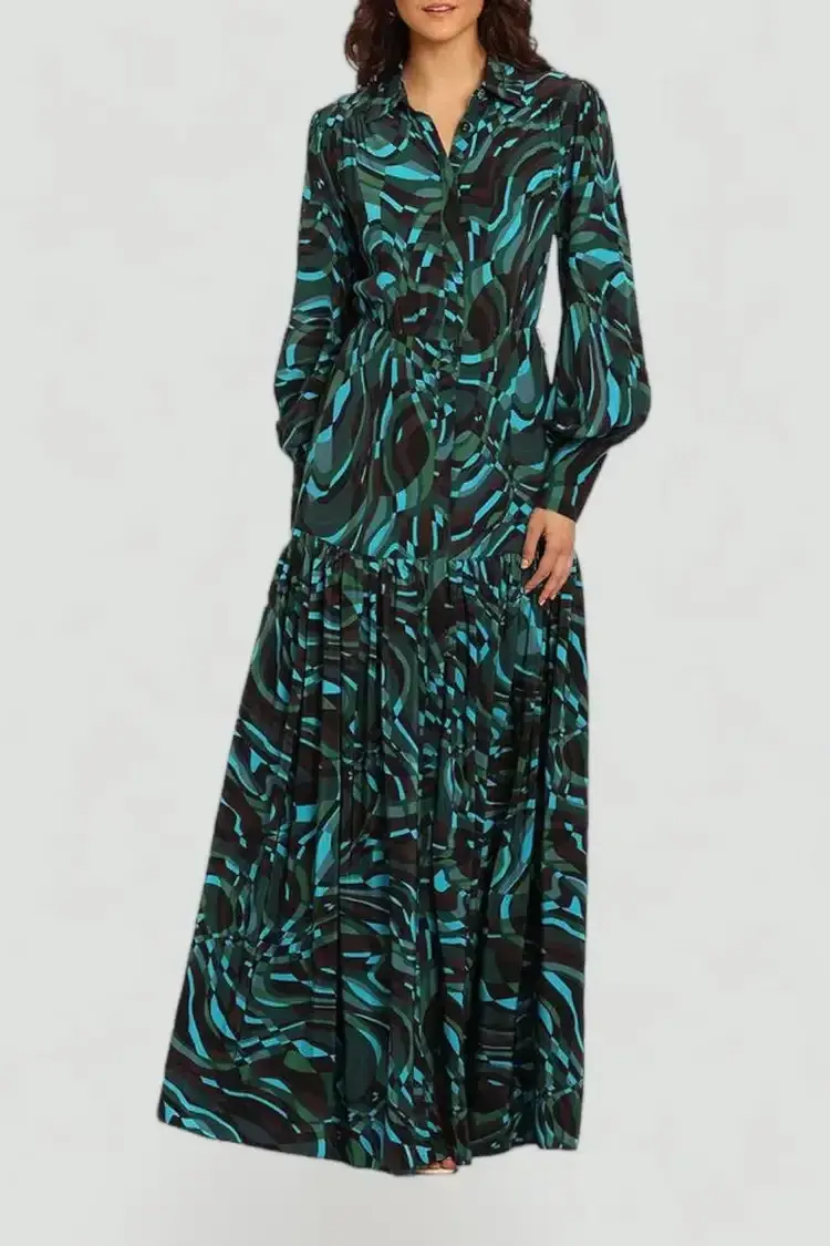 Rebecca Vallance La Bamba Maxi Dress Print Size 14 - Image 2