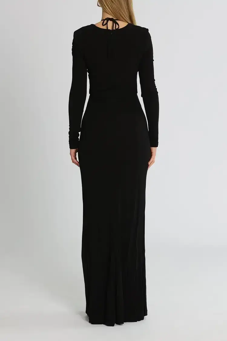 Rebecca Vallance Riccardo Gown in Black Size 8 - Image 3