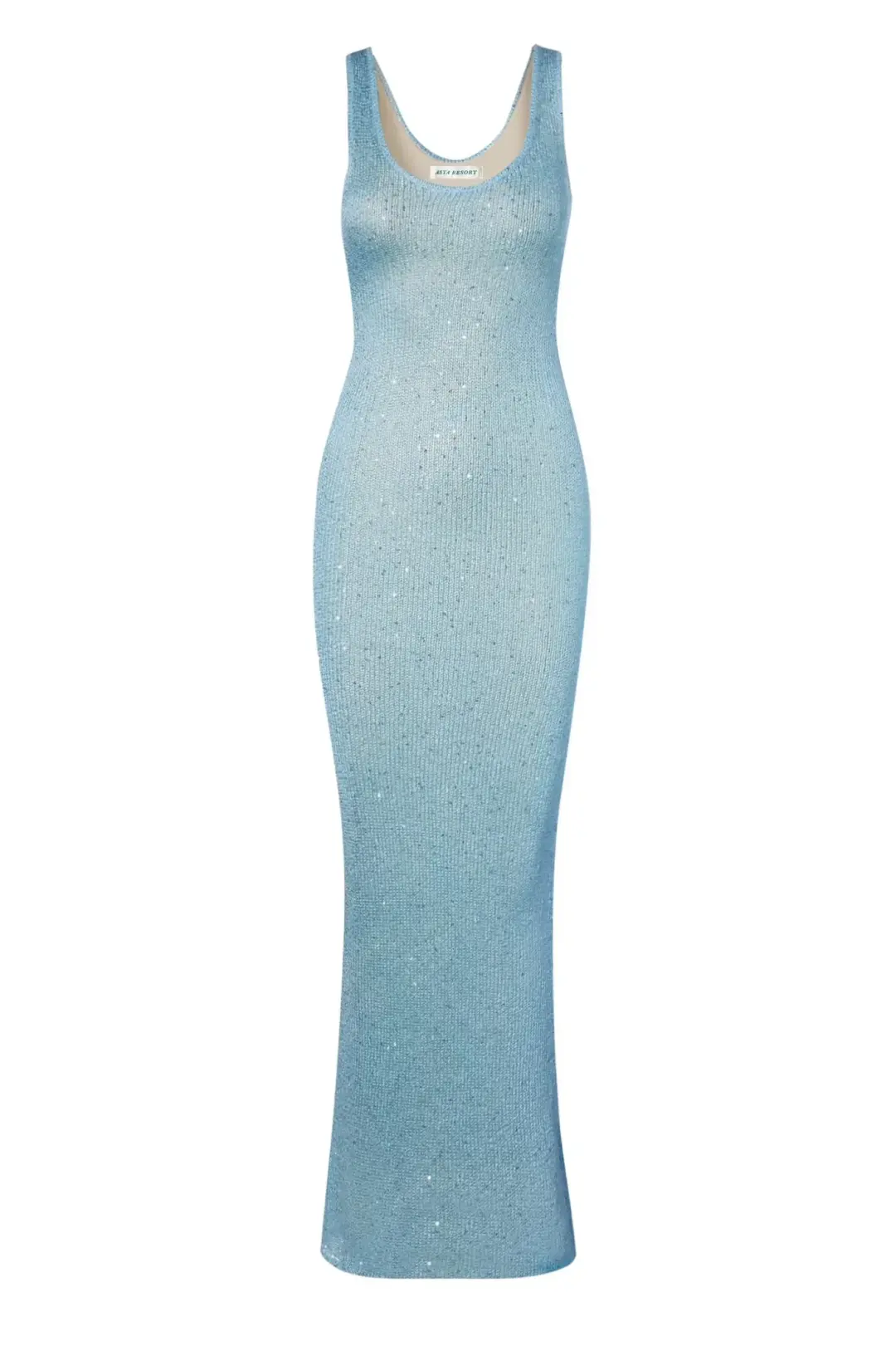 Asta Resort Ana Dress Baia Blue Sequin Size S/AU 8  for rent on The Volte - main image
