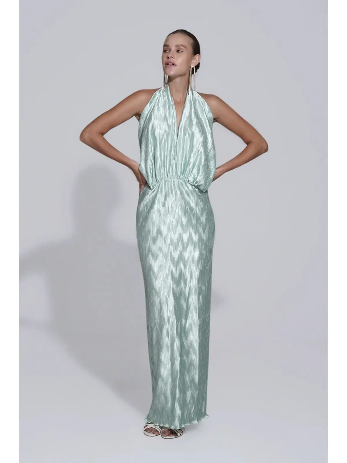 Lidee Riviera Sleeveless Gown Seamfoam Size AU 10 - Image 1