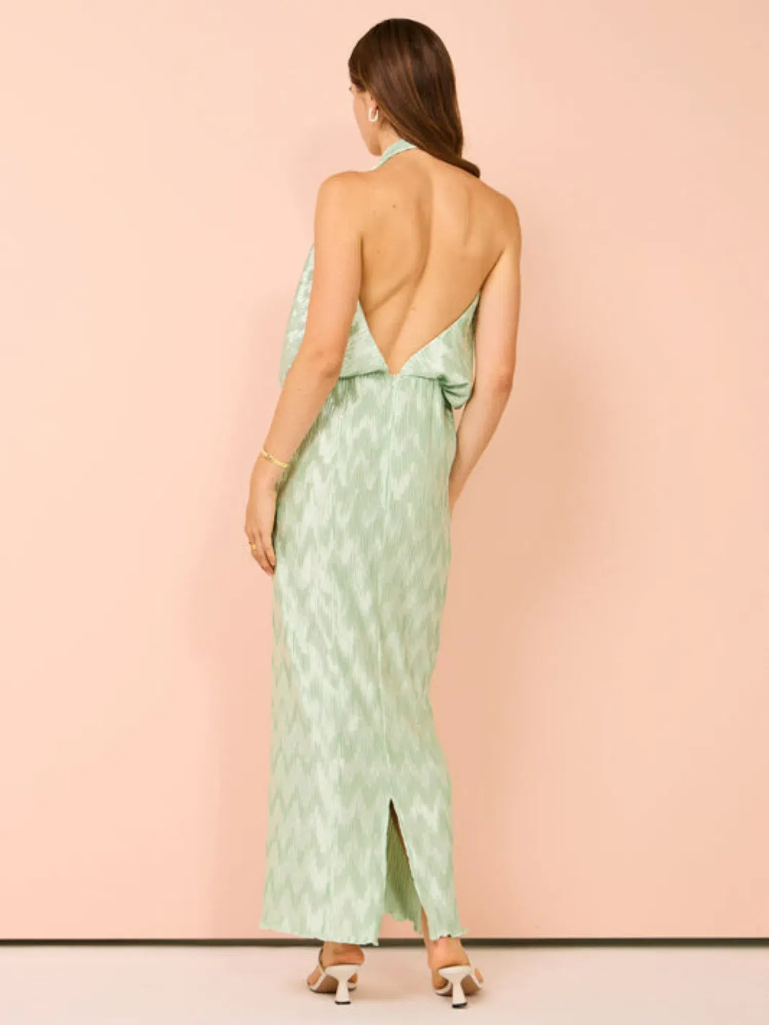 Lidee Riviera Sleeveless Gown Seamfoam Size AU 10 - Image 4