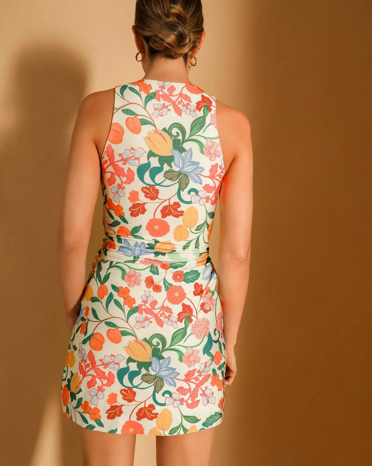 Lover Limonata Asymmetric Mini Dress Floral Print Size AU 12 - Image 2