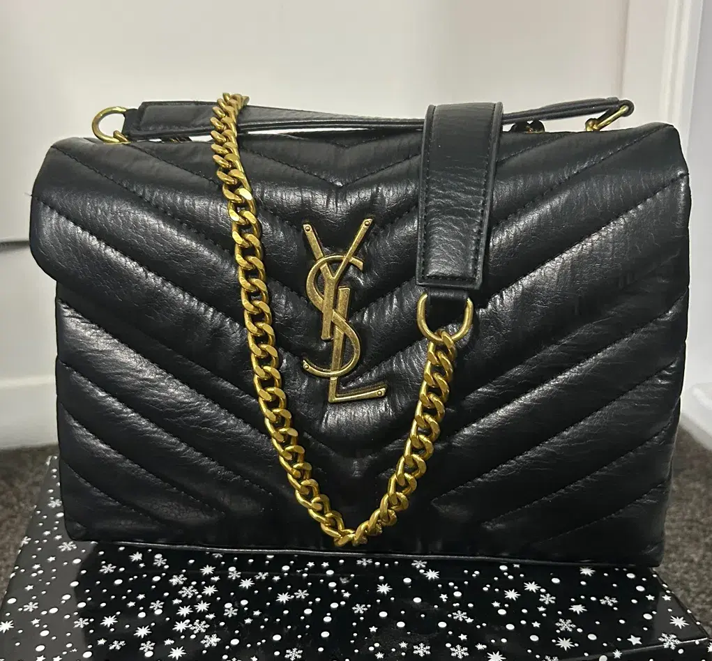 YSL LouLou Bag Black/Gold - Image 2