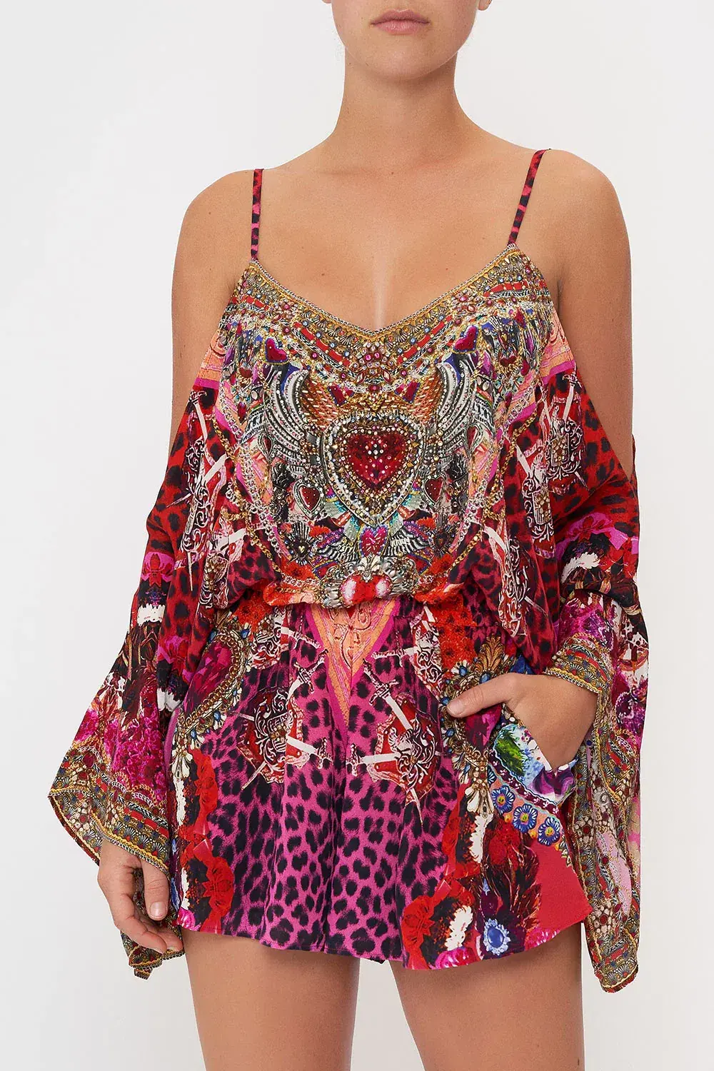 Camilla Franks Drop Shoulder Playsuit Artesania Mania Size S / AU 10 - Image 3