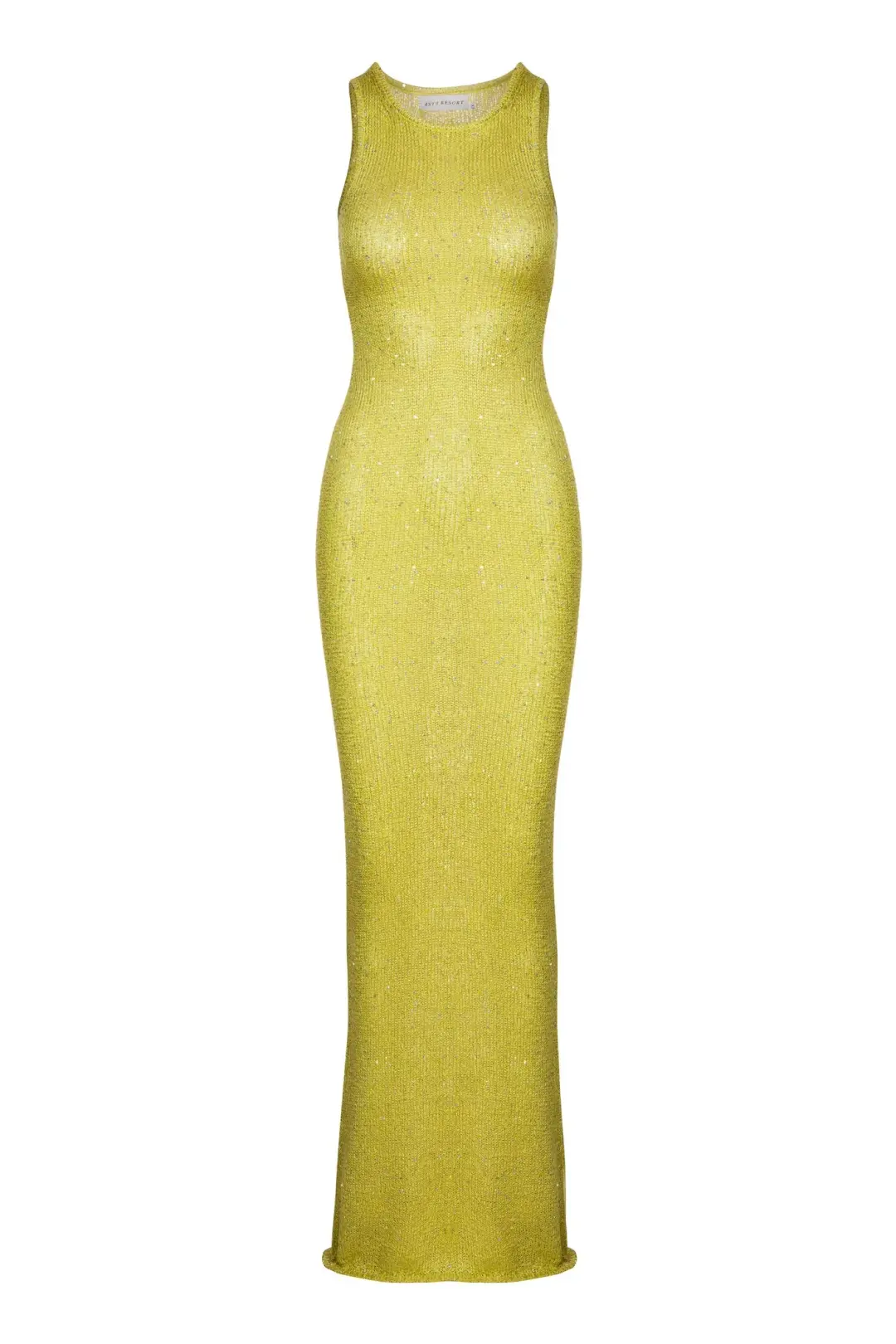 Asta Resort Natalia Dress Yellow Sequin Size S/ Au 8 for rent on The Volte - main image