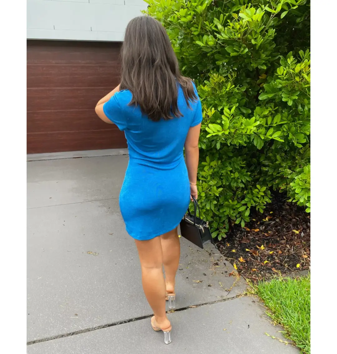 With Jean Alexa Dress Blue Size Small / AU 8 for rent on The Volte - main image