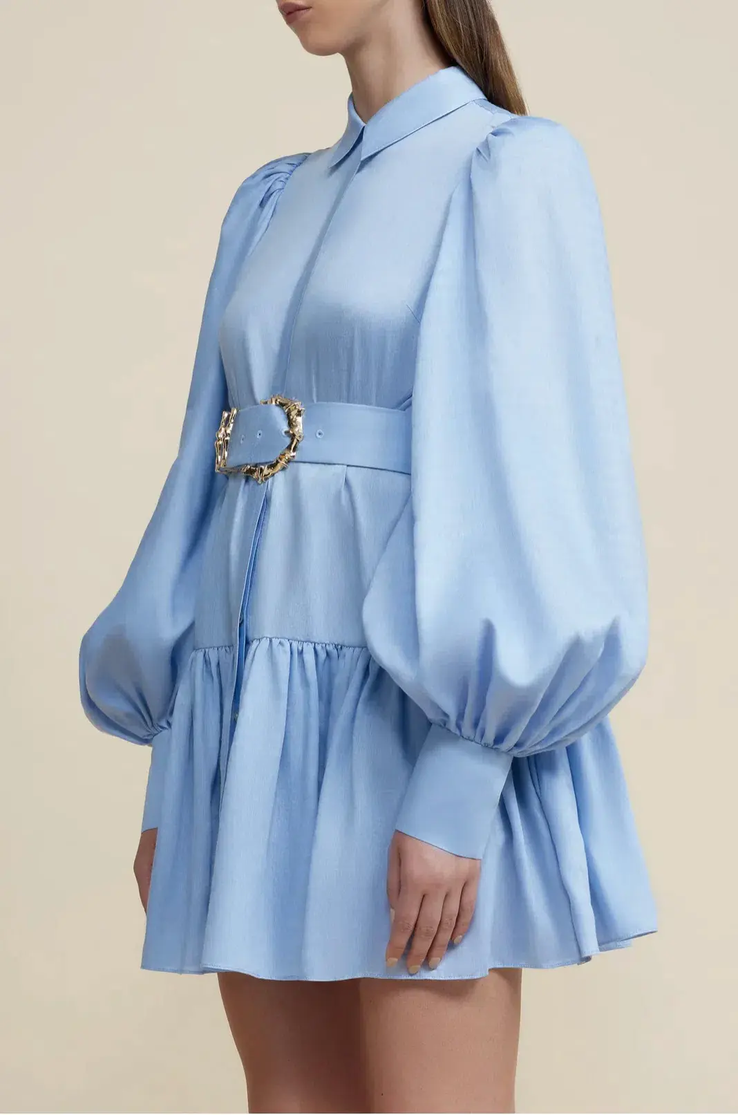 Acler Sherwood Dress Cornflower Blue Size 16 - Image 2