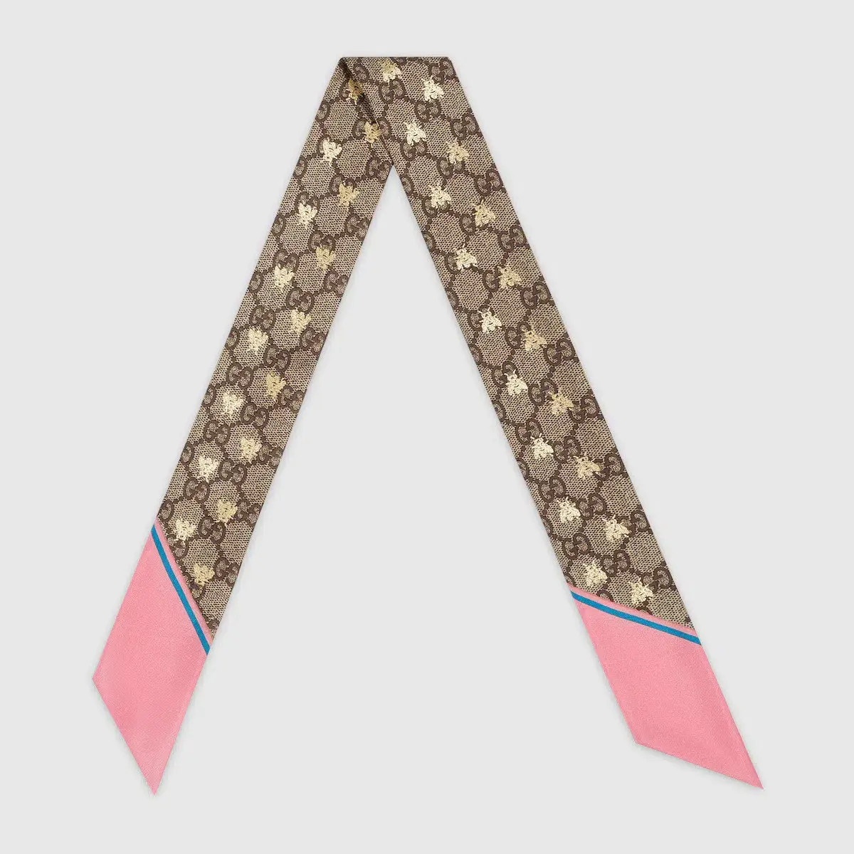 Gucci Silk Neck Bow GG Bees One Size - Image 1