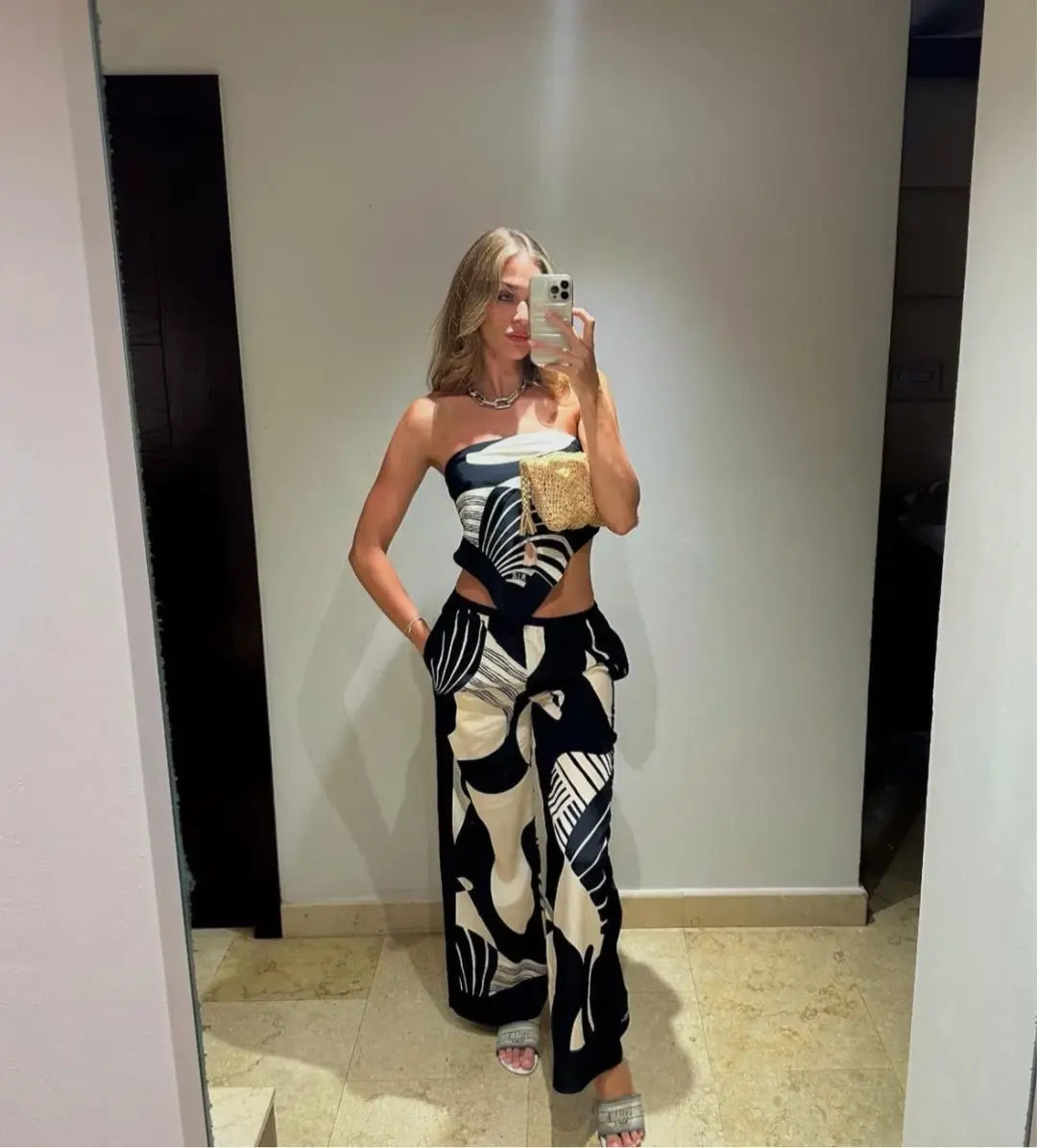 Sir the Label Realisme Pant & Realisme Scarf Set Paper Size 0/AU 6 for rent on The Volte - main image