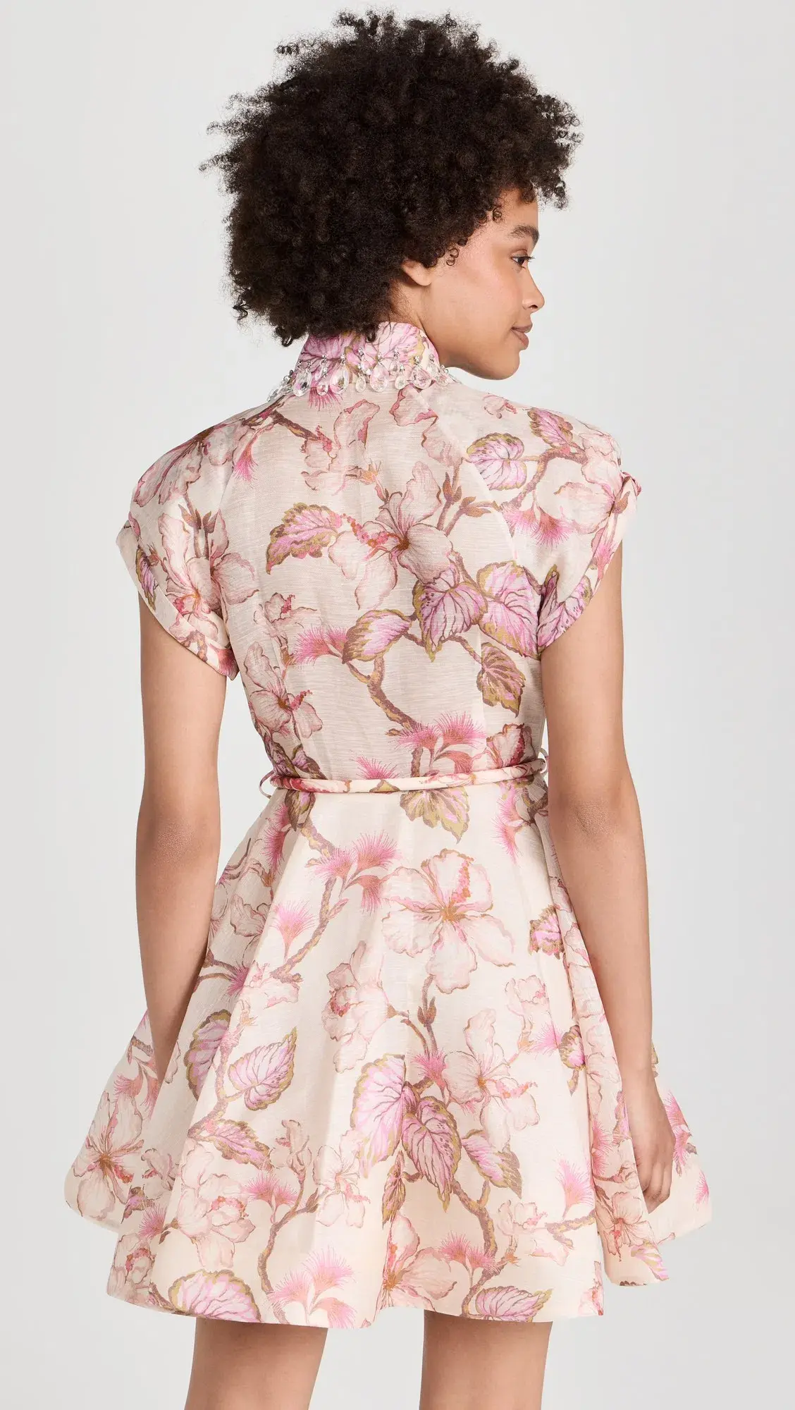 Zimmermann Matchmaker Flip Mini in Coral Hibiscus Size 0 / AU 8  - Image 2