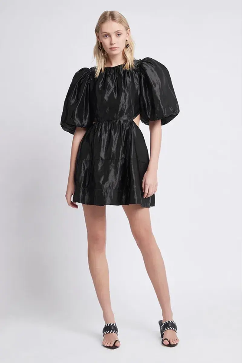 Aje Relic Beaded Dress Black Size 6 - Image 1