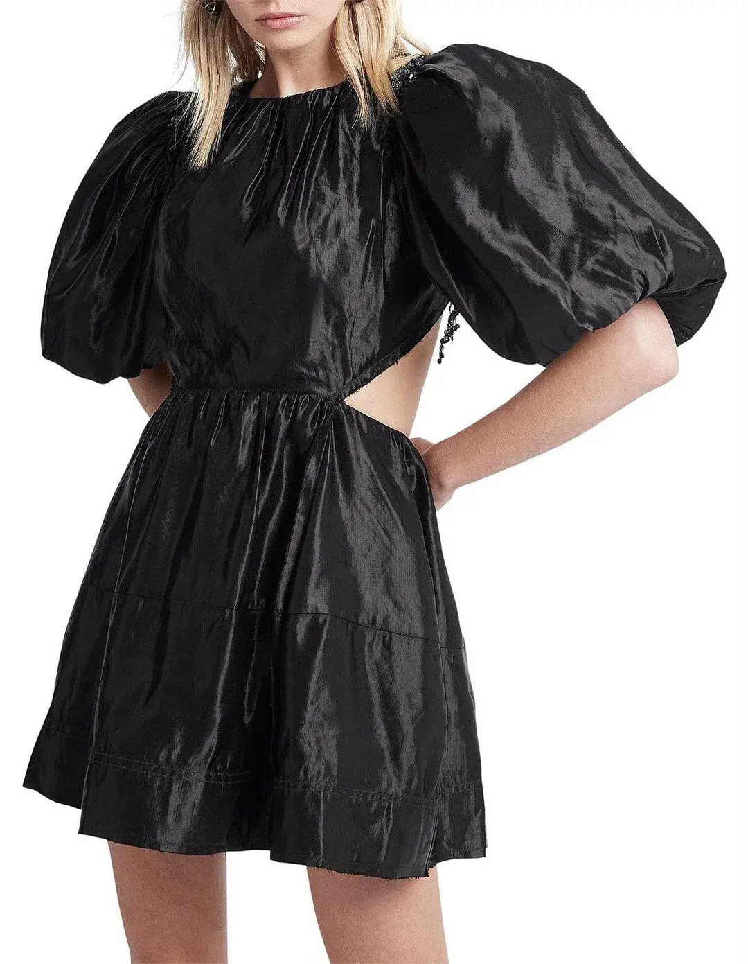 Aje Relic Beaded Dress Black Size 6 - Image 2