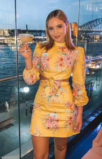 Zimmermann Zinnia Bow Cut Out Linen Mini Dress Golden Floral Size 3 / AU 12 - Image 5