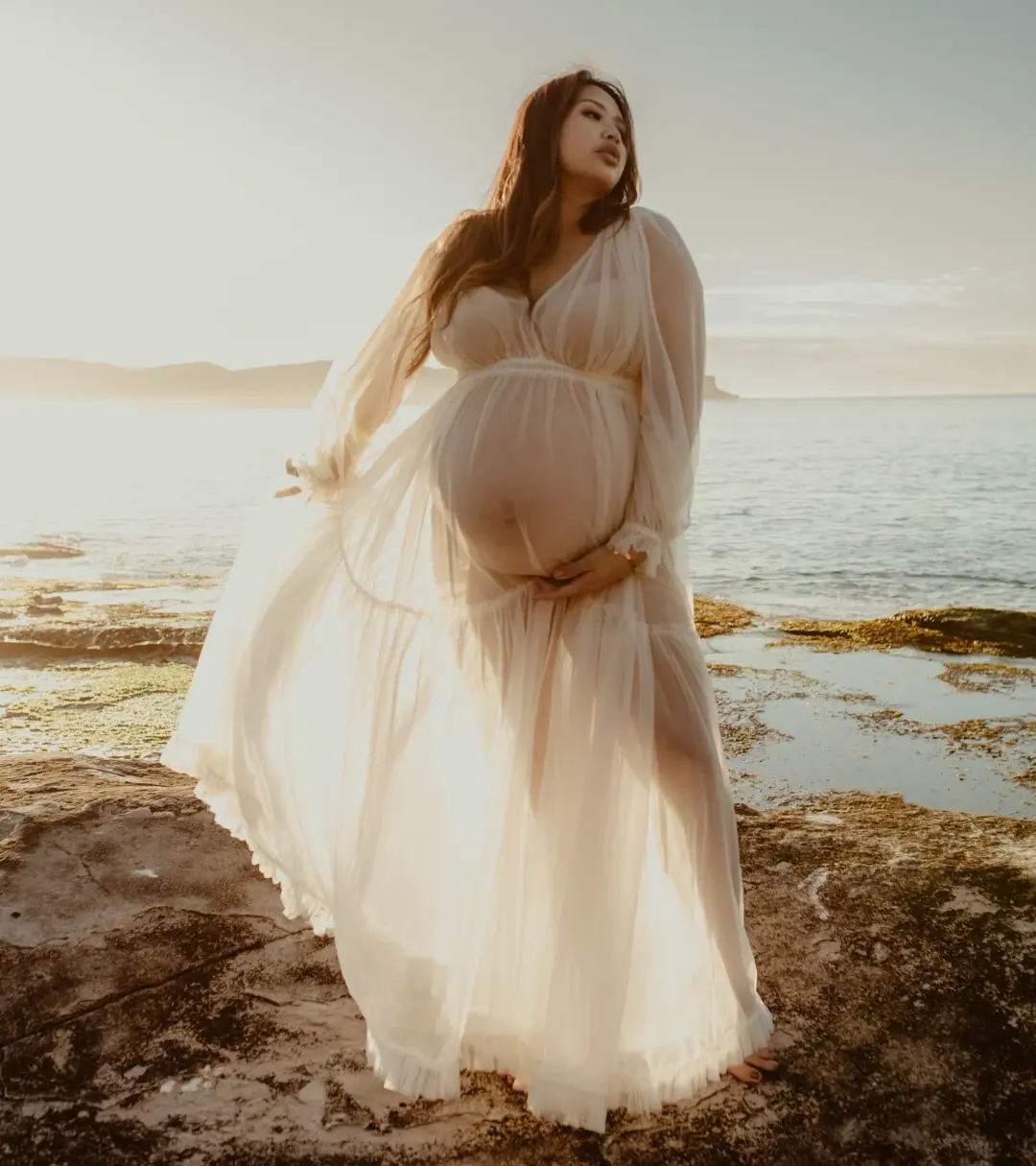 We Are Reclamation Wish For It Gown Cream One Size for rent on The Volte - main image