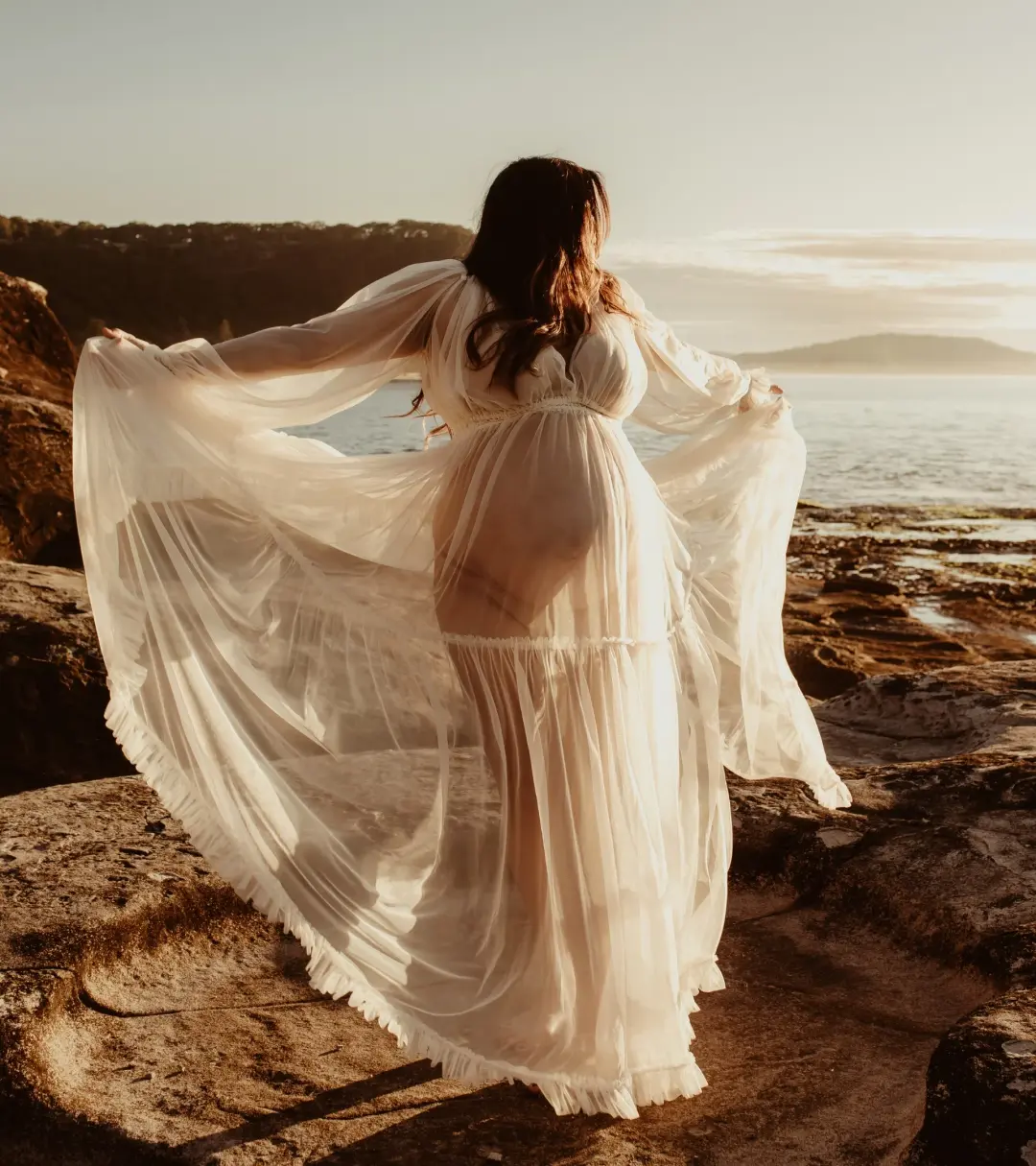 We Are Reclamation Wish For It Gown Cream One Size for rent on The Volte - main image