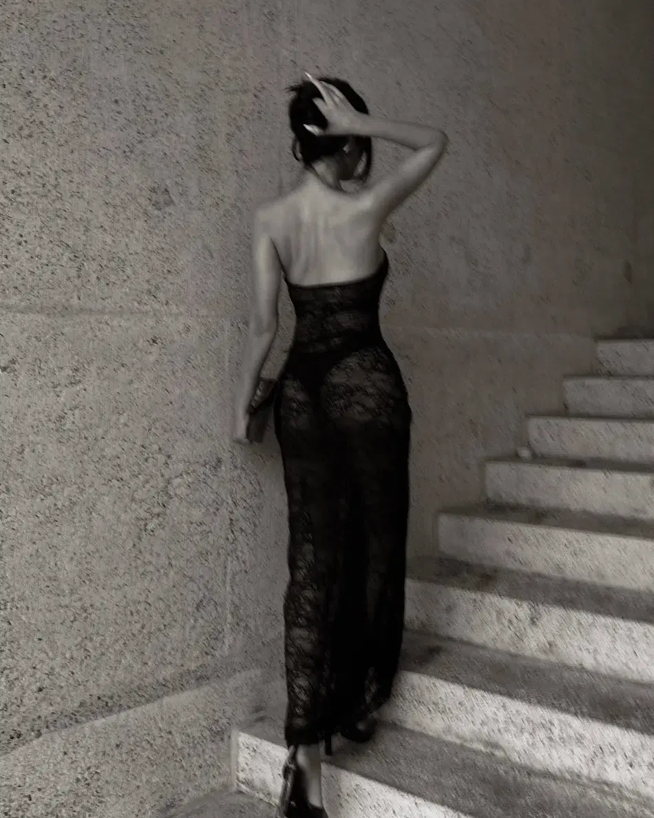 Natalie Rolt Naomi Dress Black Size 6 for rent on The Volte - main image