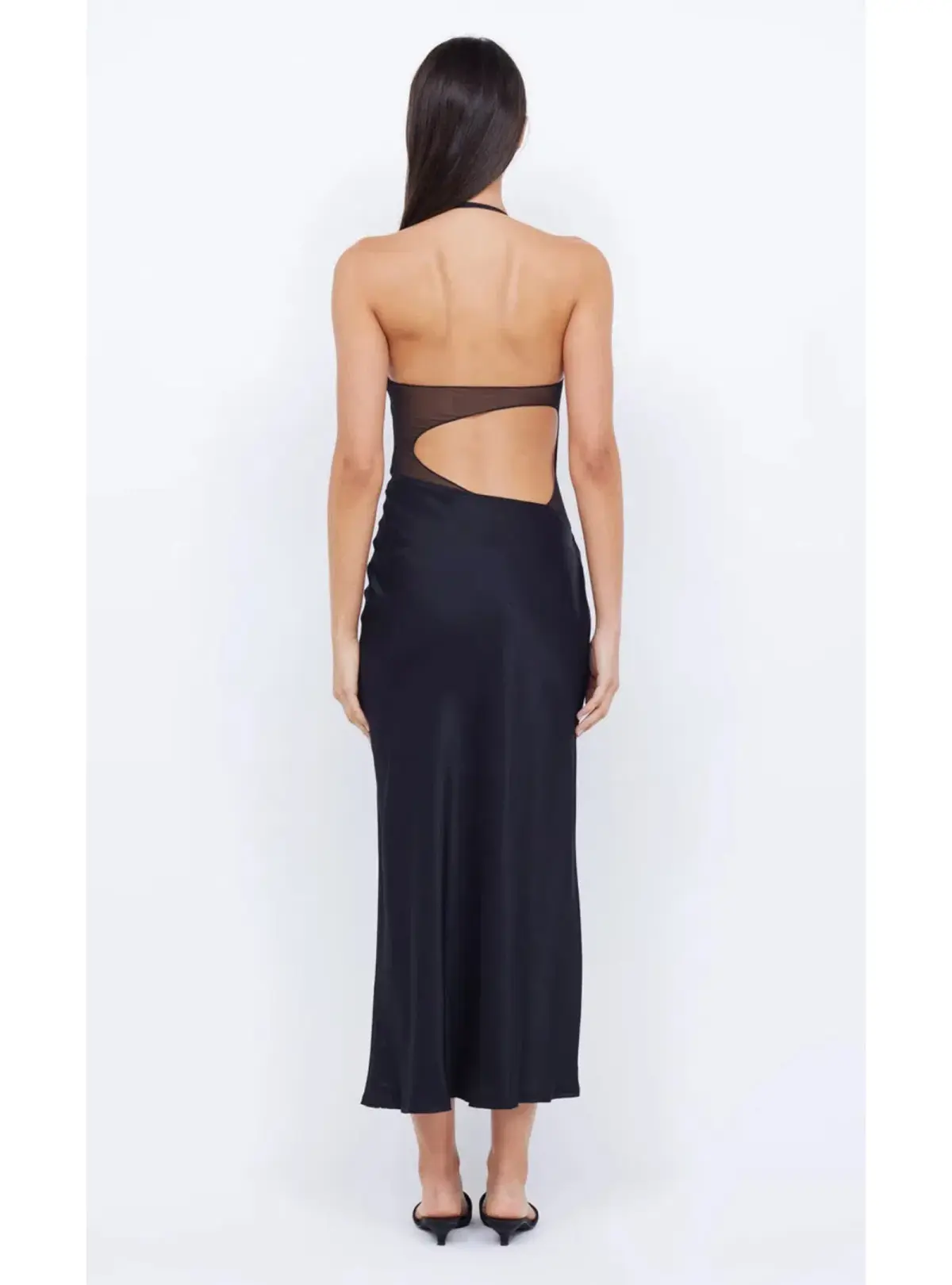 Bec & Bridge Marina Asym Maxi Dress Black Size AU 8  - Image 2
