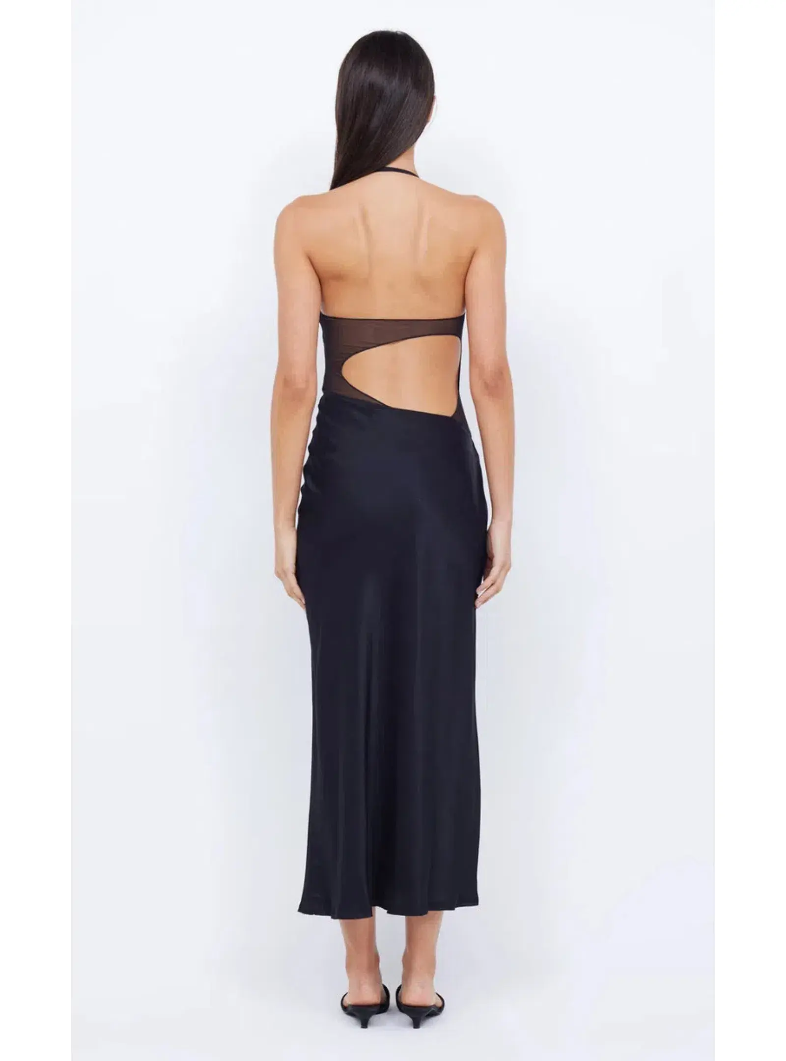 Bec & Bridge Marina Asym Maxi Dress Black Size AU 8  - Image 2