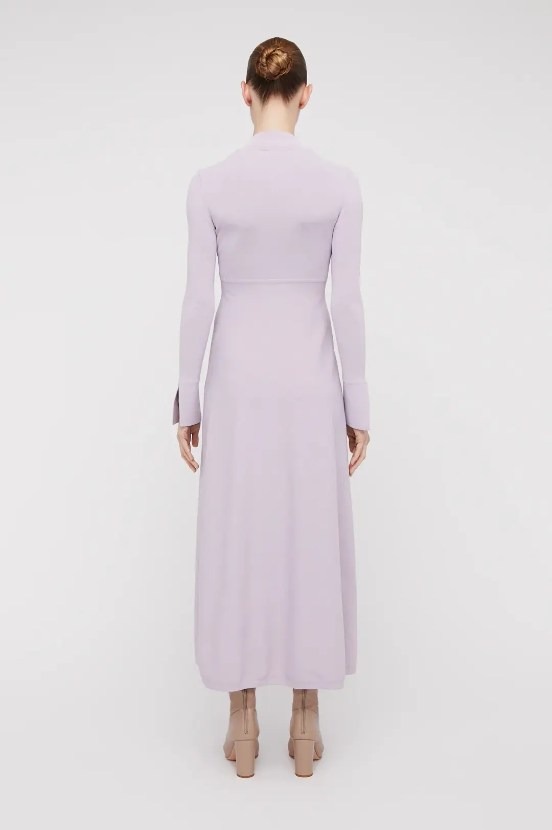 Scanlan Theodore Polo Dress Mauve Size 6 for rent on The Volte - main image