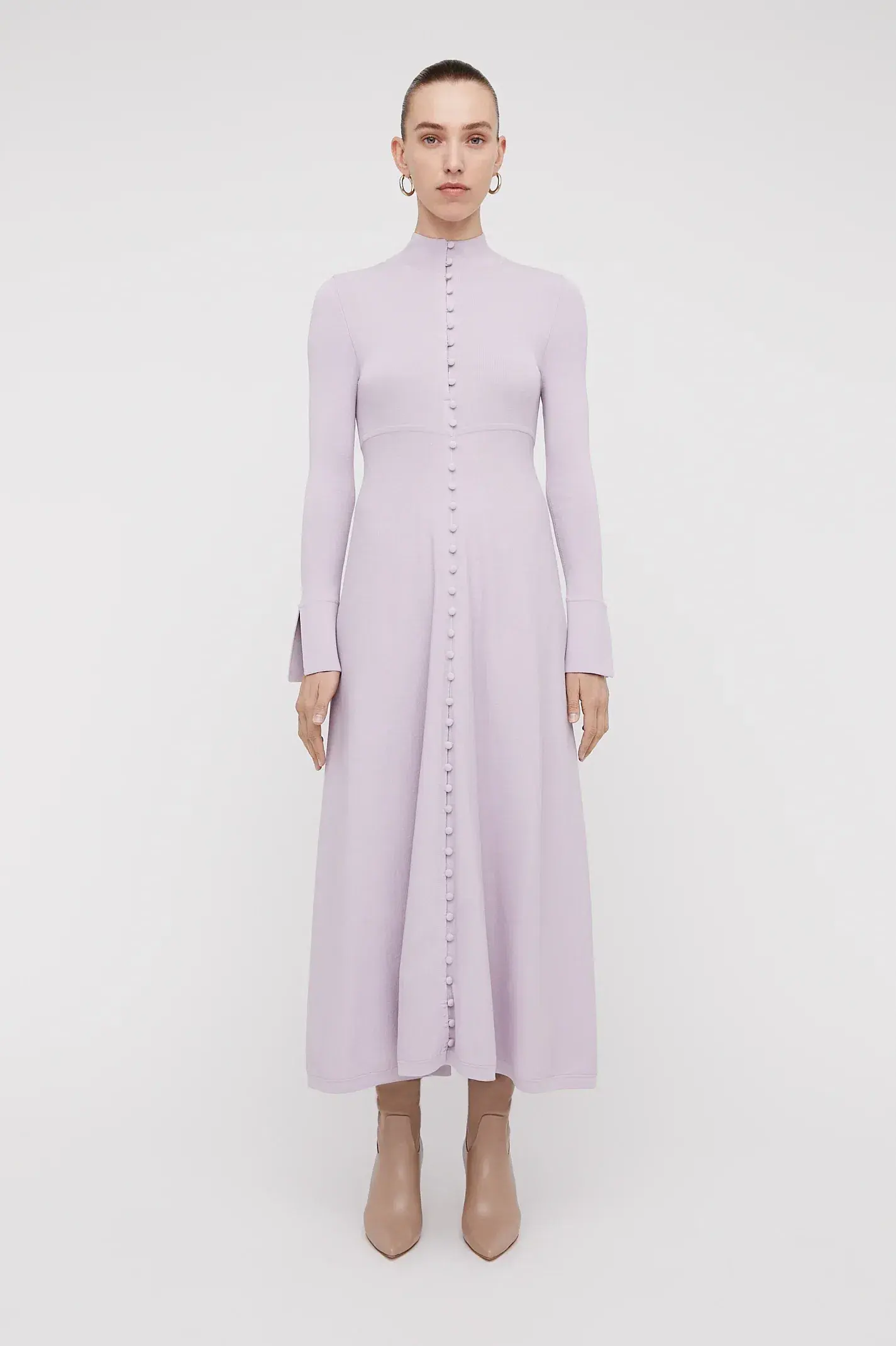 Scanlan Theodore Polo Dress Mauve Size 6 - Image 1