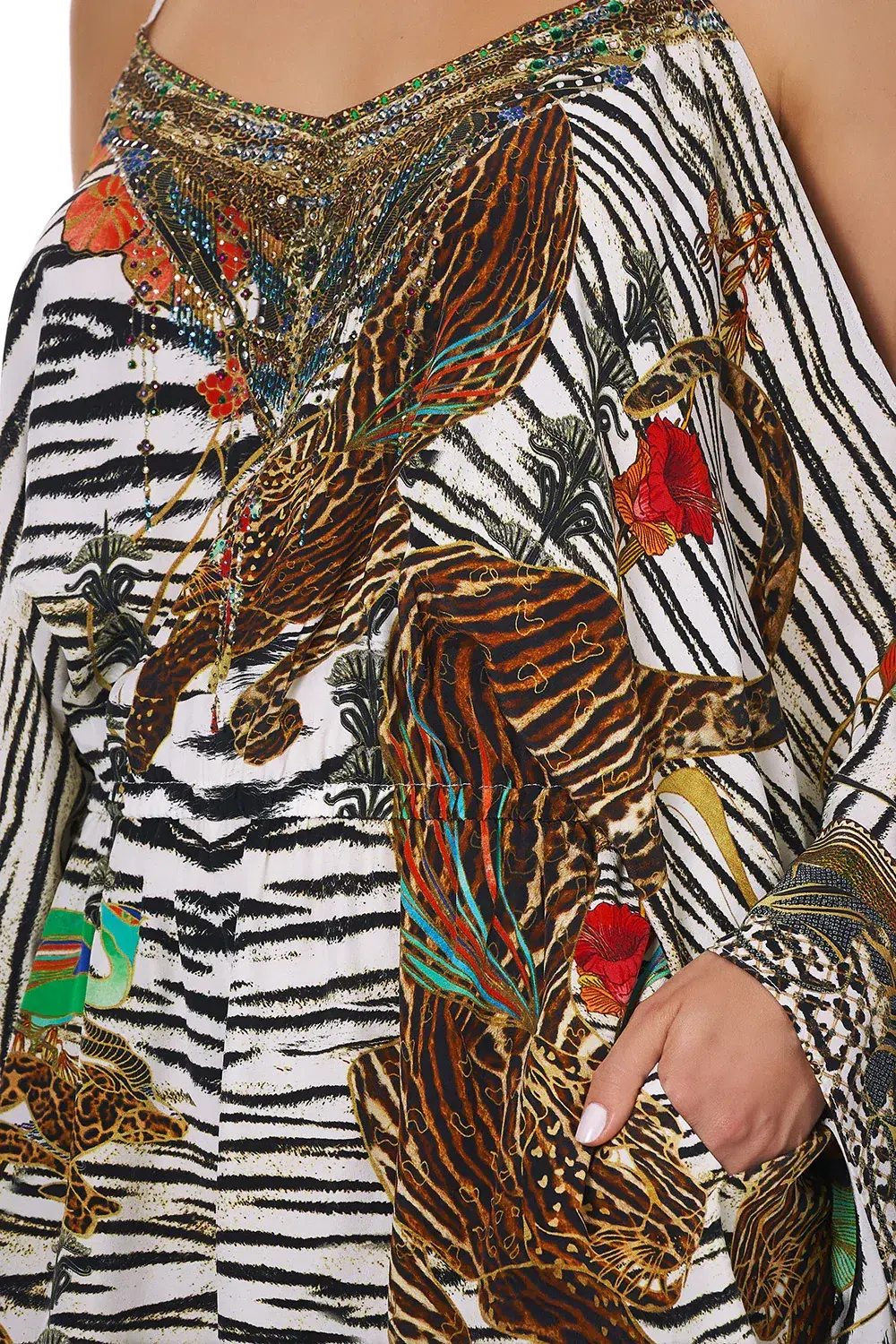 Camilla Franks Drop Shoulder Playsuit Cosmic Conflict Size M / AU 12 - Image 7