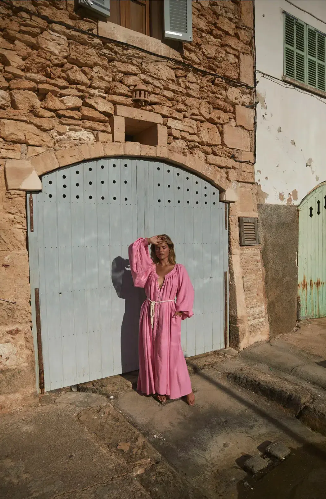 La Boheme Camila Maxi Dress in Begonia Pink One Size - Image 3
