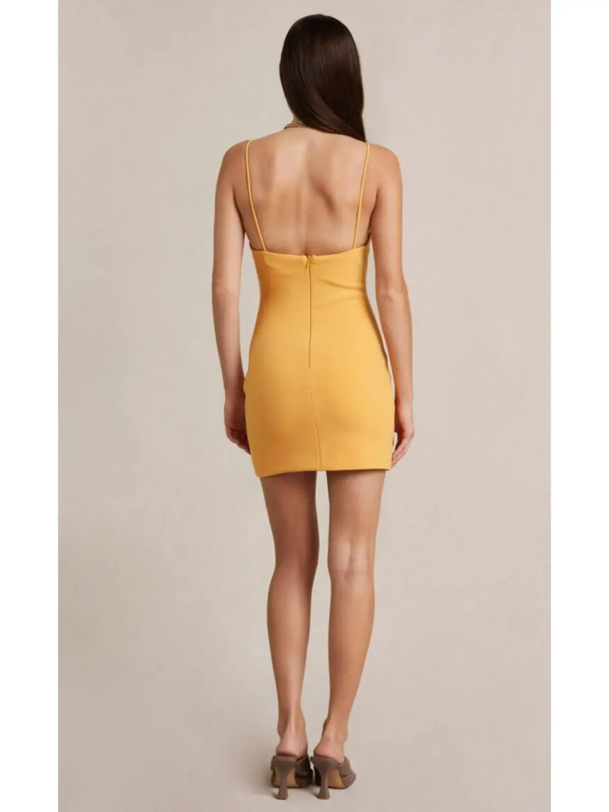 Bec & Bridge Cammi Mini Dress Orange Size AU 8 - Image 2