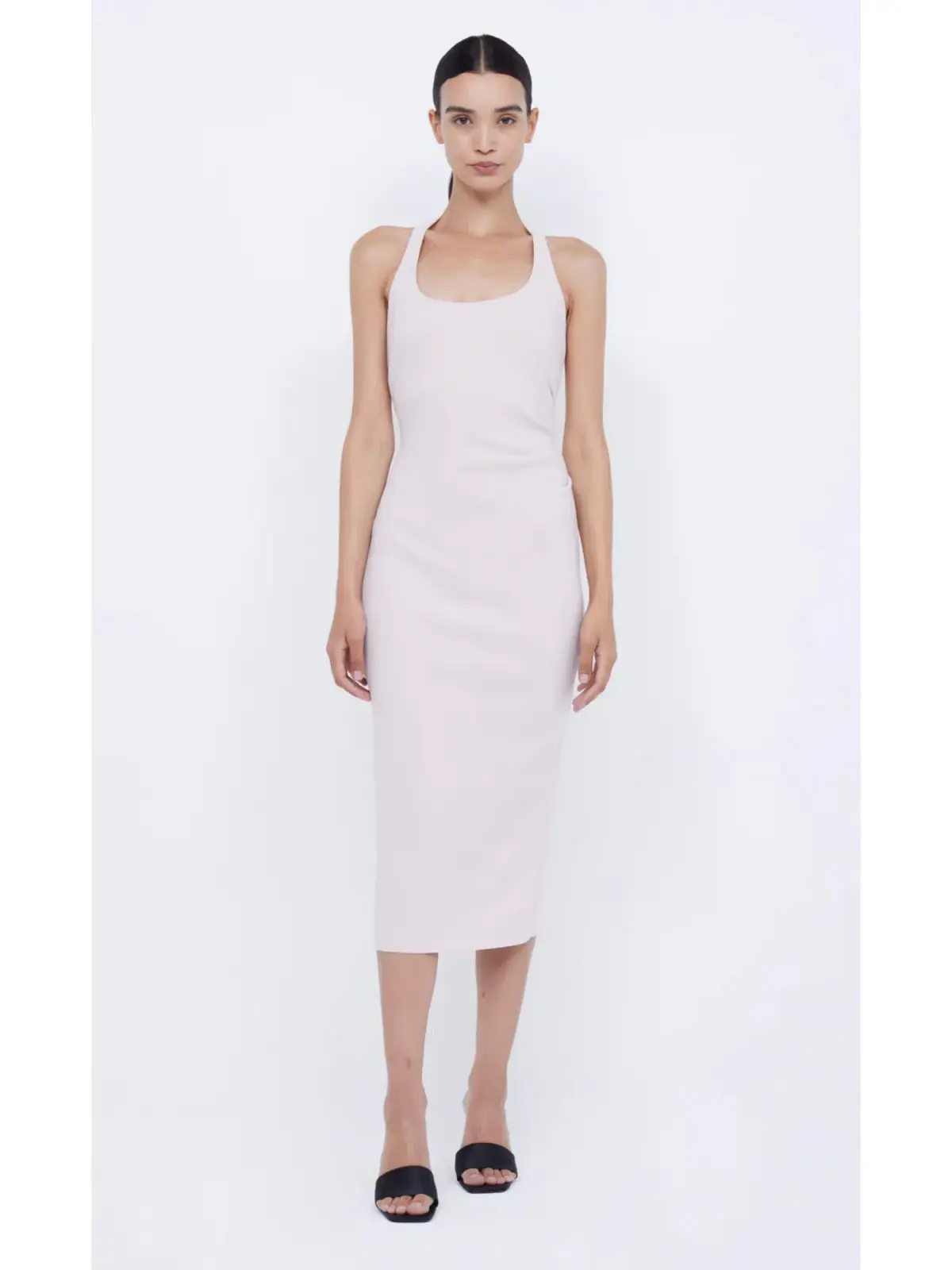 Bec & Bridge Cyndie Halter Midi Dress in Vanilla Bean Size AU 8 - Image 1