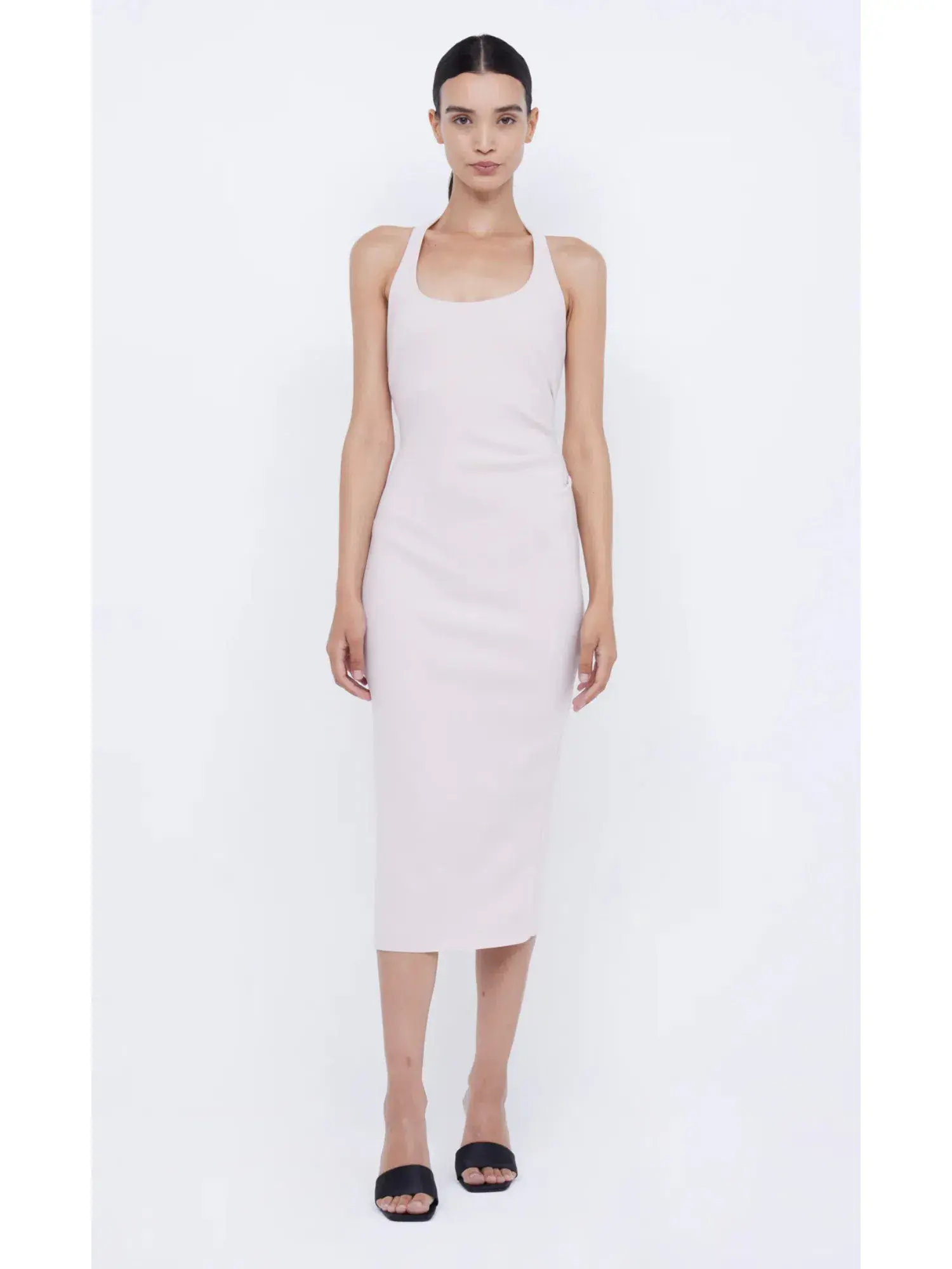 Bec & Bridge Cyndie Halter Midi Dress in Vanilla Bean Size AU 8 - Image 1
