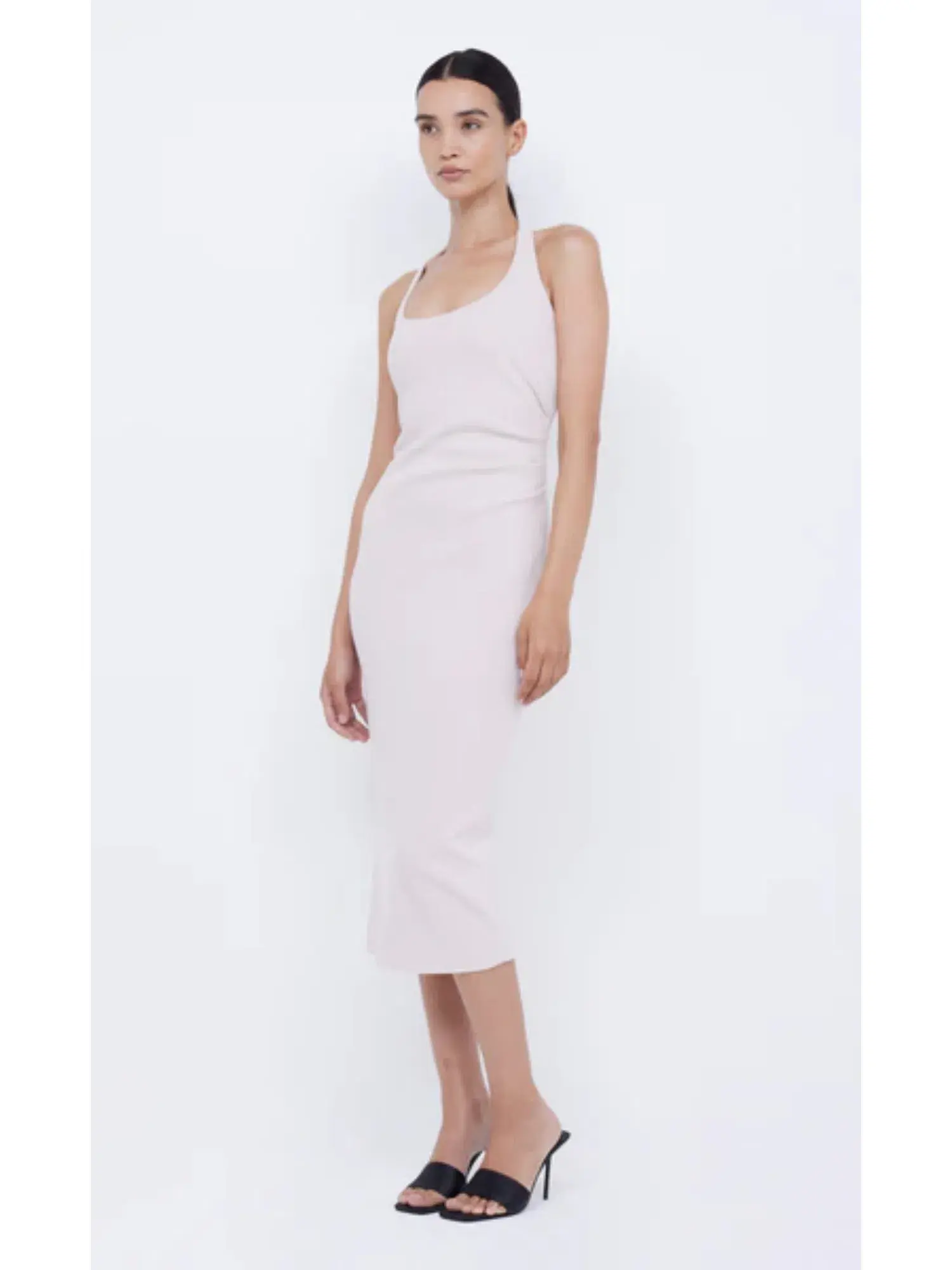 Bec & Bridge Cyndie Halter Midi Dress in Vanilla Bean Size AU 8 - Image 2