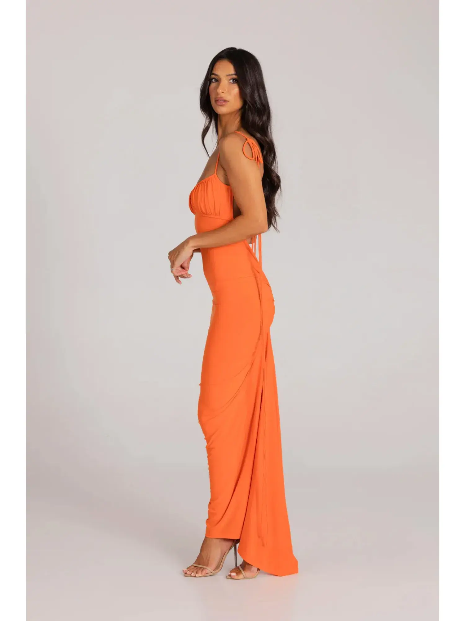 Melani The Label Zahara Dress Orange Size AU 8 - Image 2