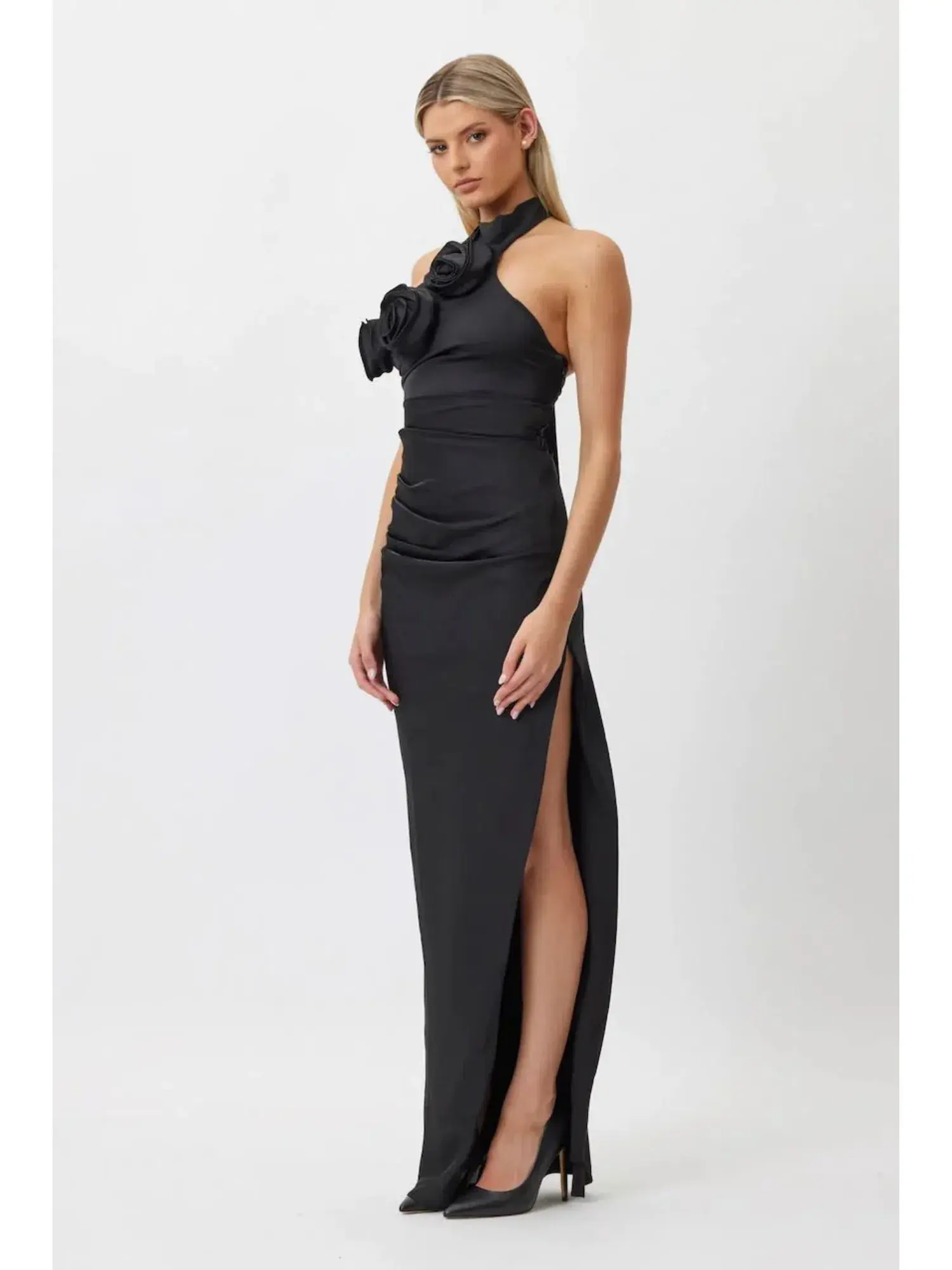 Bianca & Bridgett Gigi Maxi Dress Black Size AU 10 - Image 2