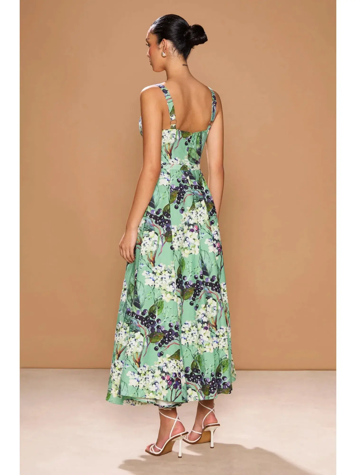 Sonya Verona Dress In Fiori Di Sambuco Size AU 12 - Image 3