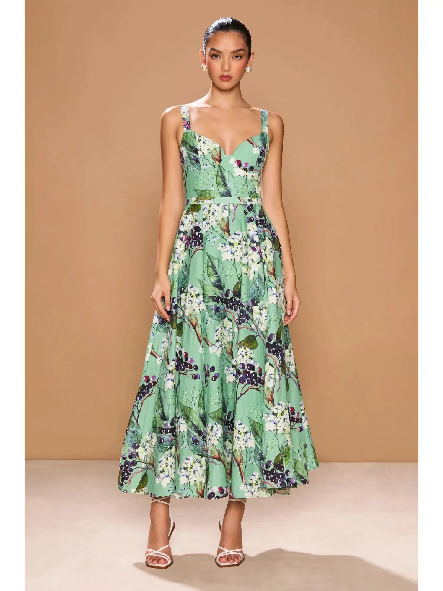 Sonya Verona Dress In Fiori Di Sambuco Size AU 12 - Image 1