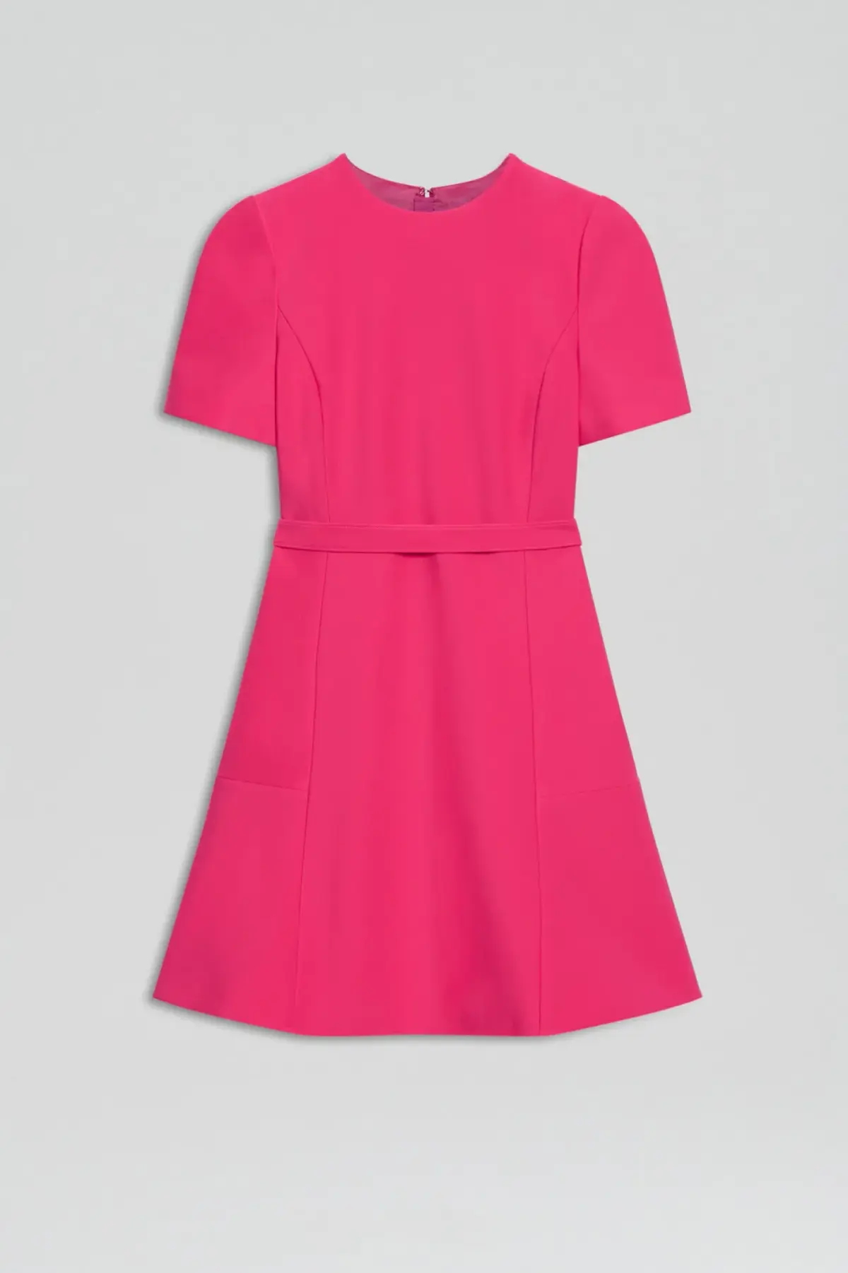 Scanlan Theodore Italian Milano Short Sleeve Dress in Raspberry Size AU 6 - Image 4