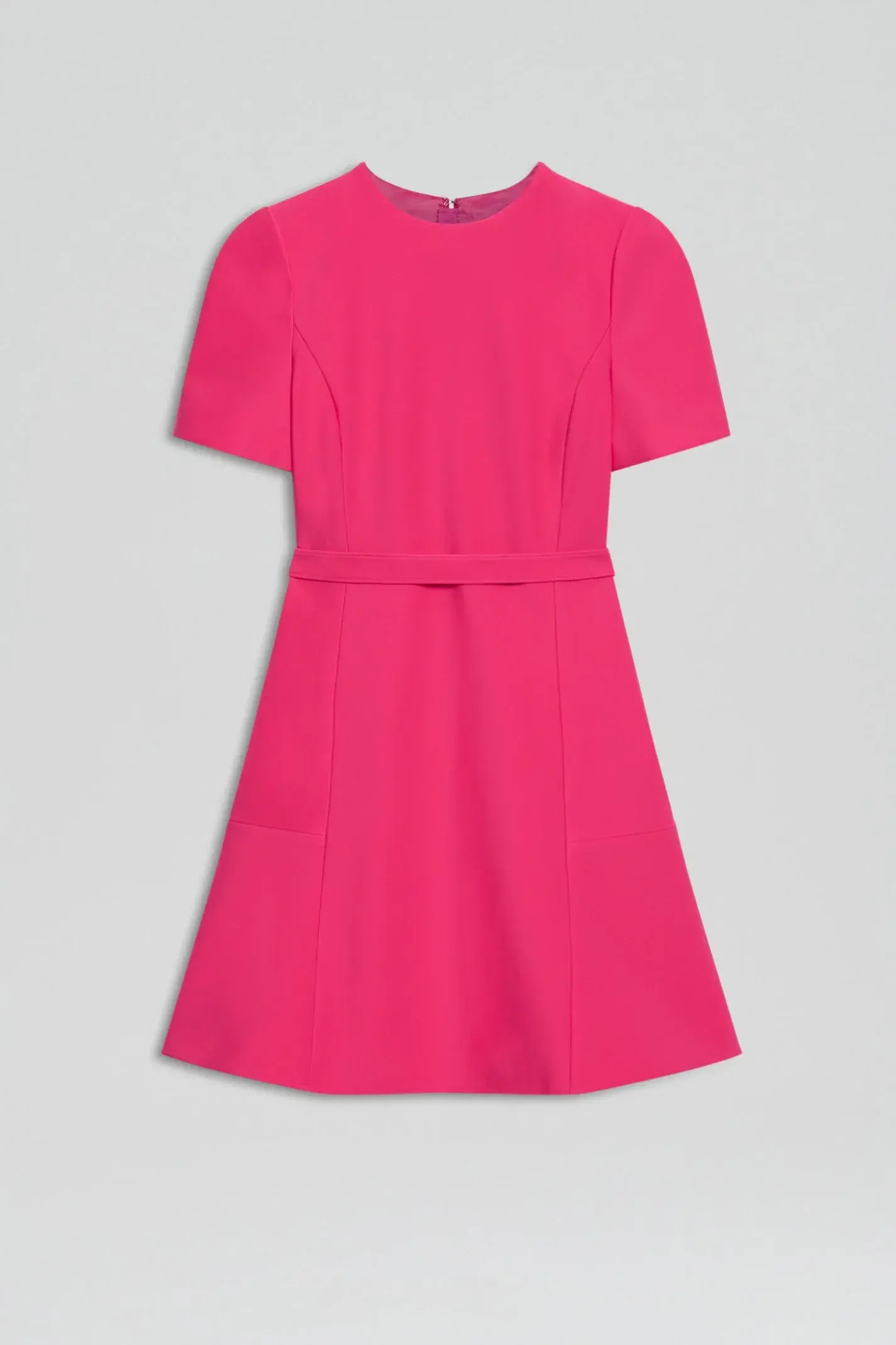 Scanlan Theodore Italian Milano Short Sleeve Dress in Raspberry Size AU 6 - Image 4